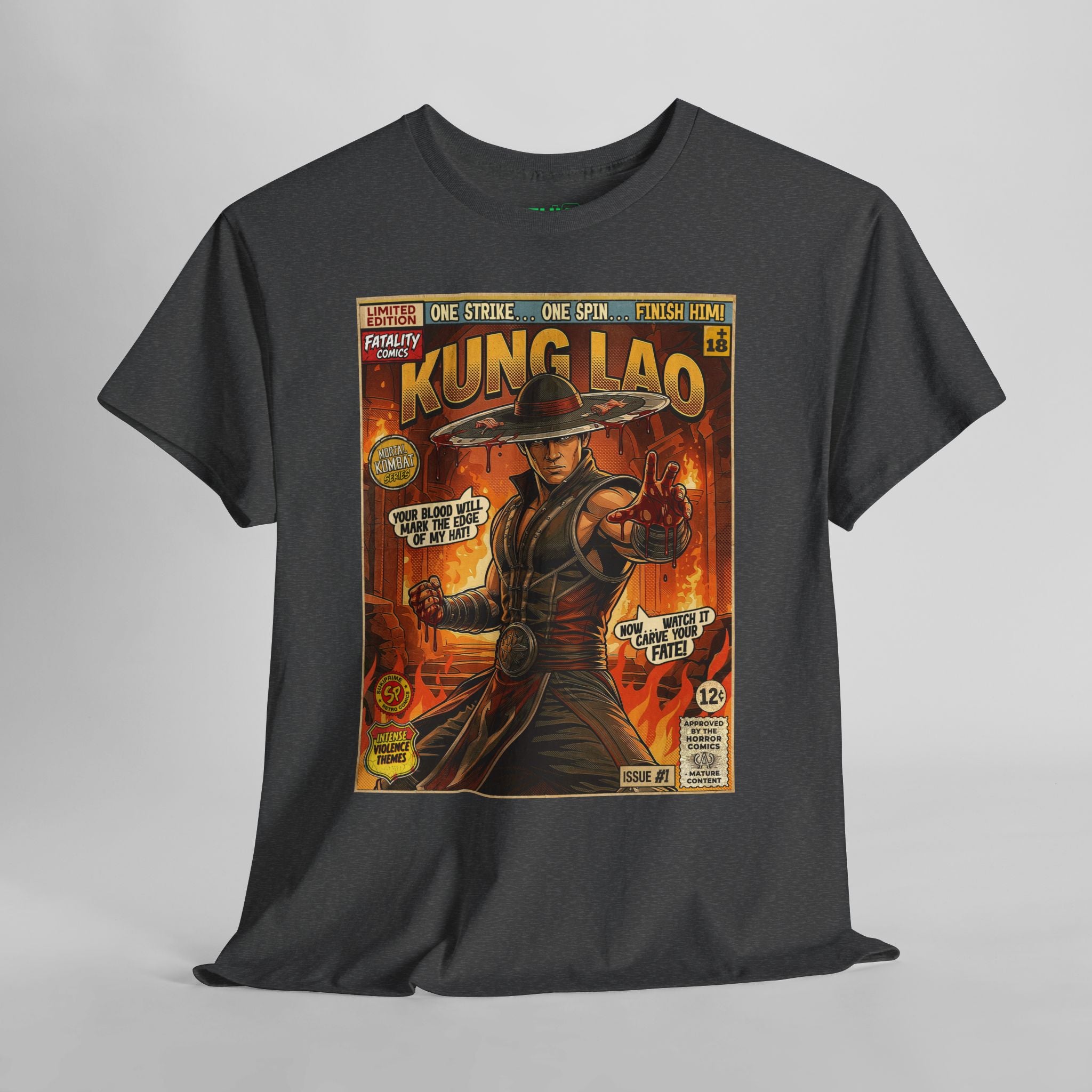 Kung Lao Mortal Kombat Comic Art T-Shirt