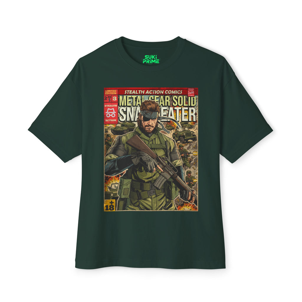 Metal Gear Comic Cover Oversized T-Shirt