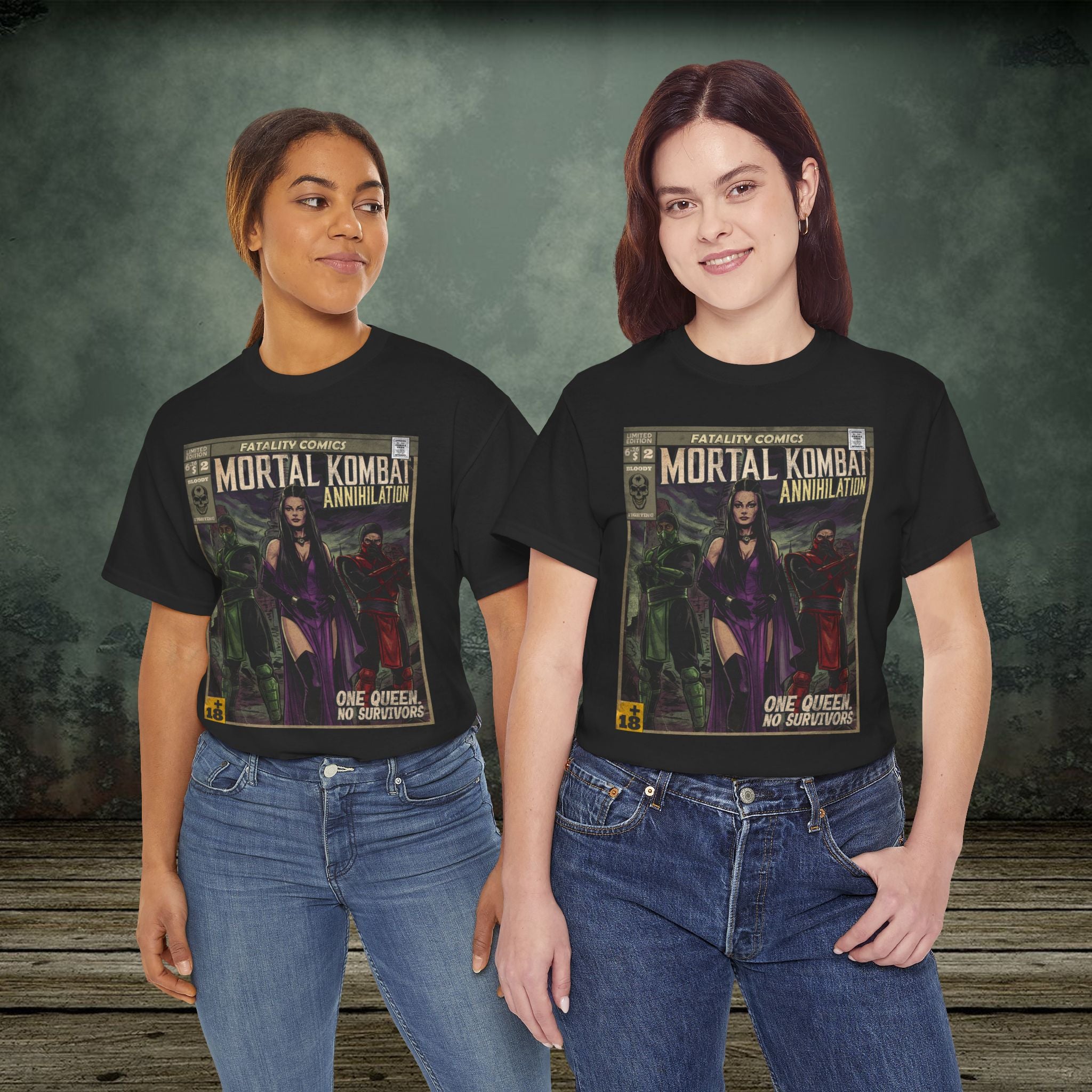 Mortal Kombat Vintage Retro Comic Cover T-Shirt