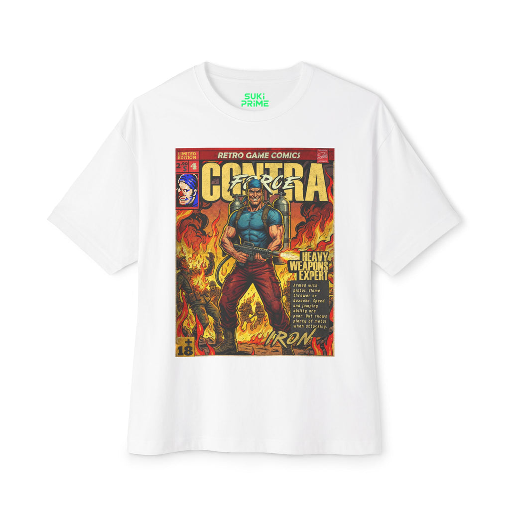 Contra Force Comic Cover Oversized T-Shirt
