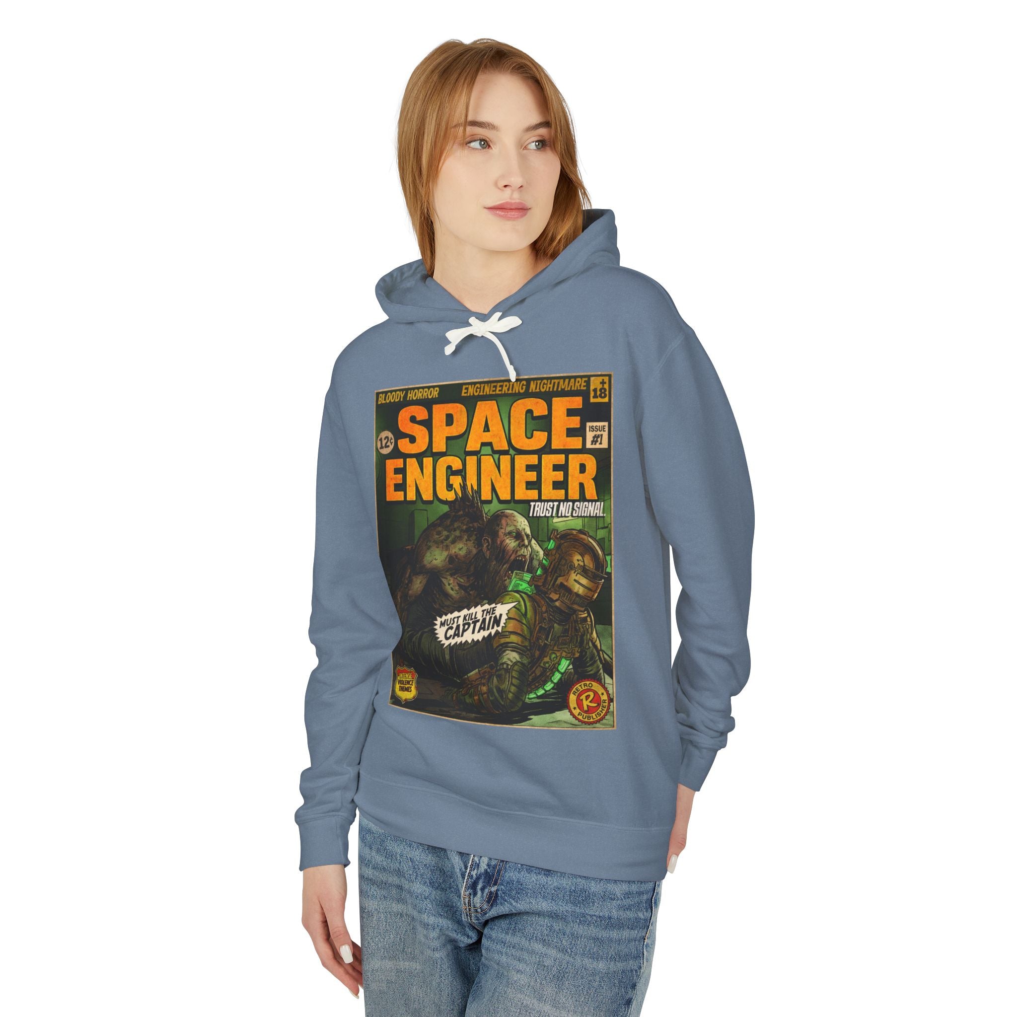 Space Engineer Comic Cover Hoodie