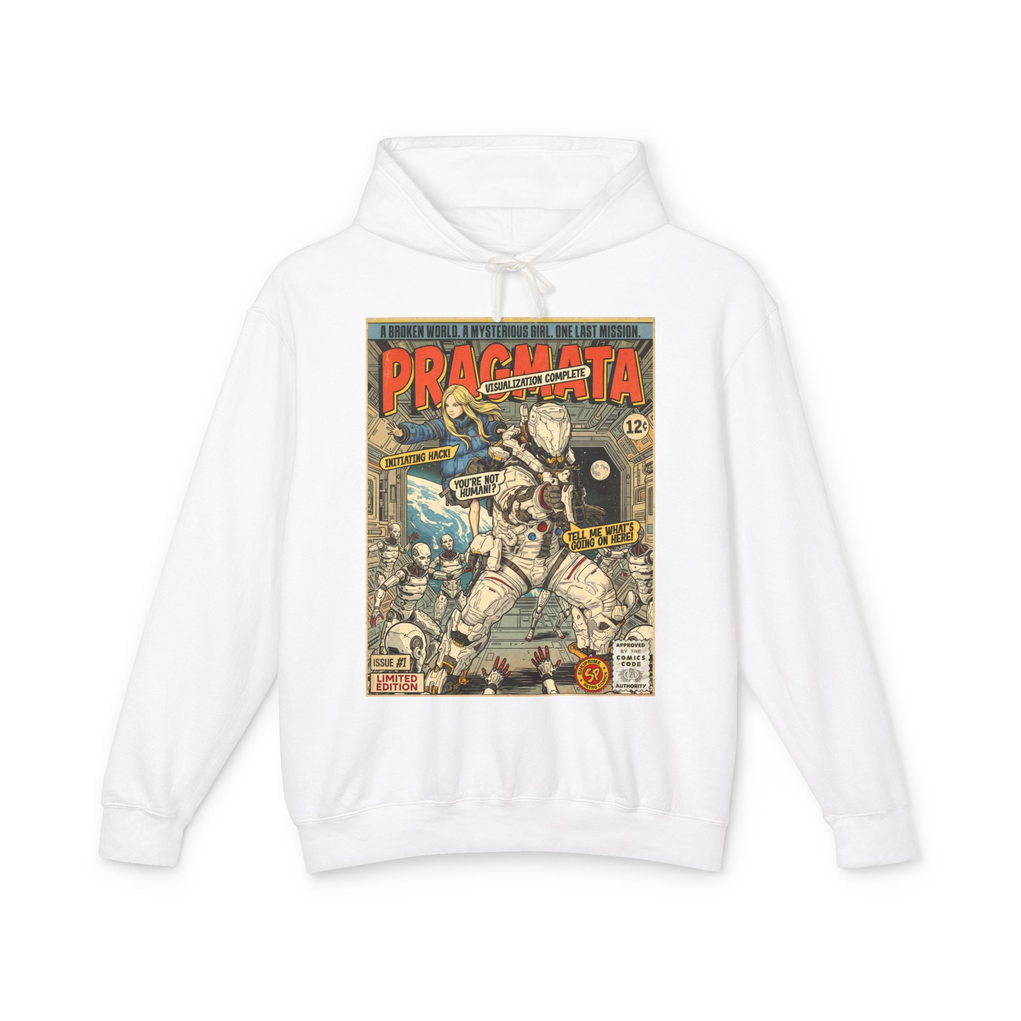 Pragmata Game Comic Art Hoodie