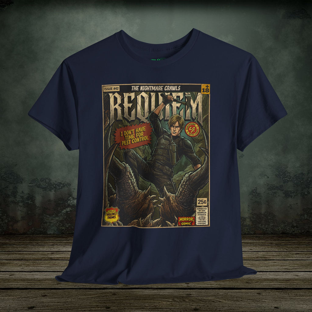 Resident Evil Requiem | Vintage Retro Gaming T-Shirt