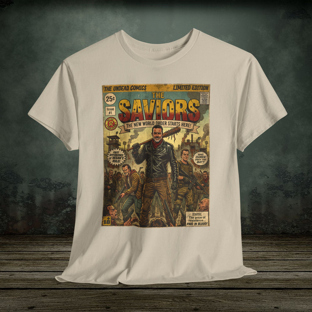 Retro Walking Dead TV Series Comic Art T-Shirt by SukiPrime