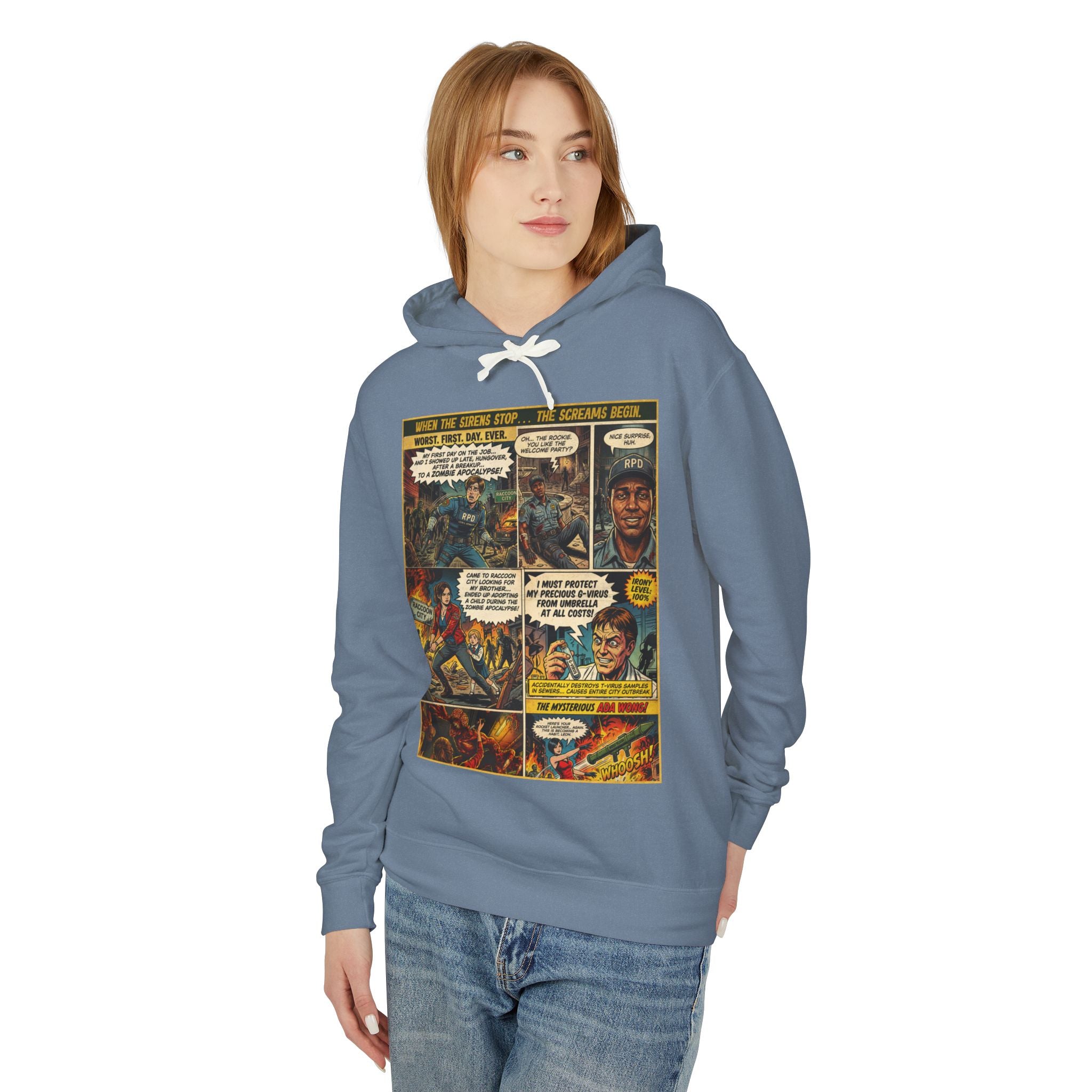 Resident Evil 2 Comic Cover Hoodie