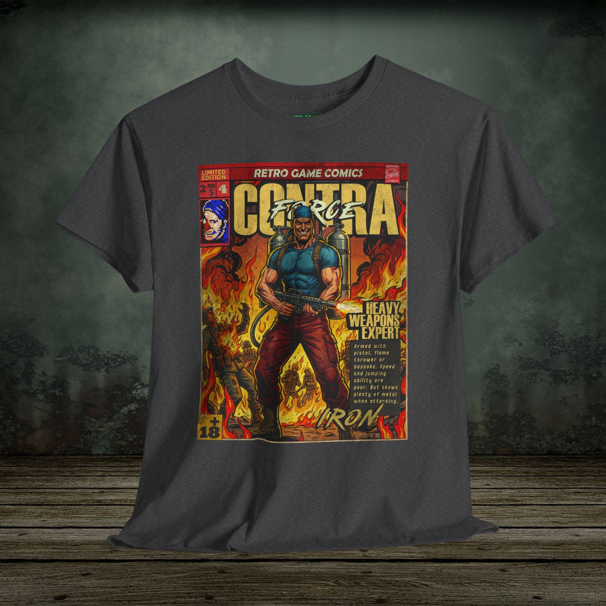 Contra Force | Iron | Vintage Retro Gaming T-Shirt