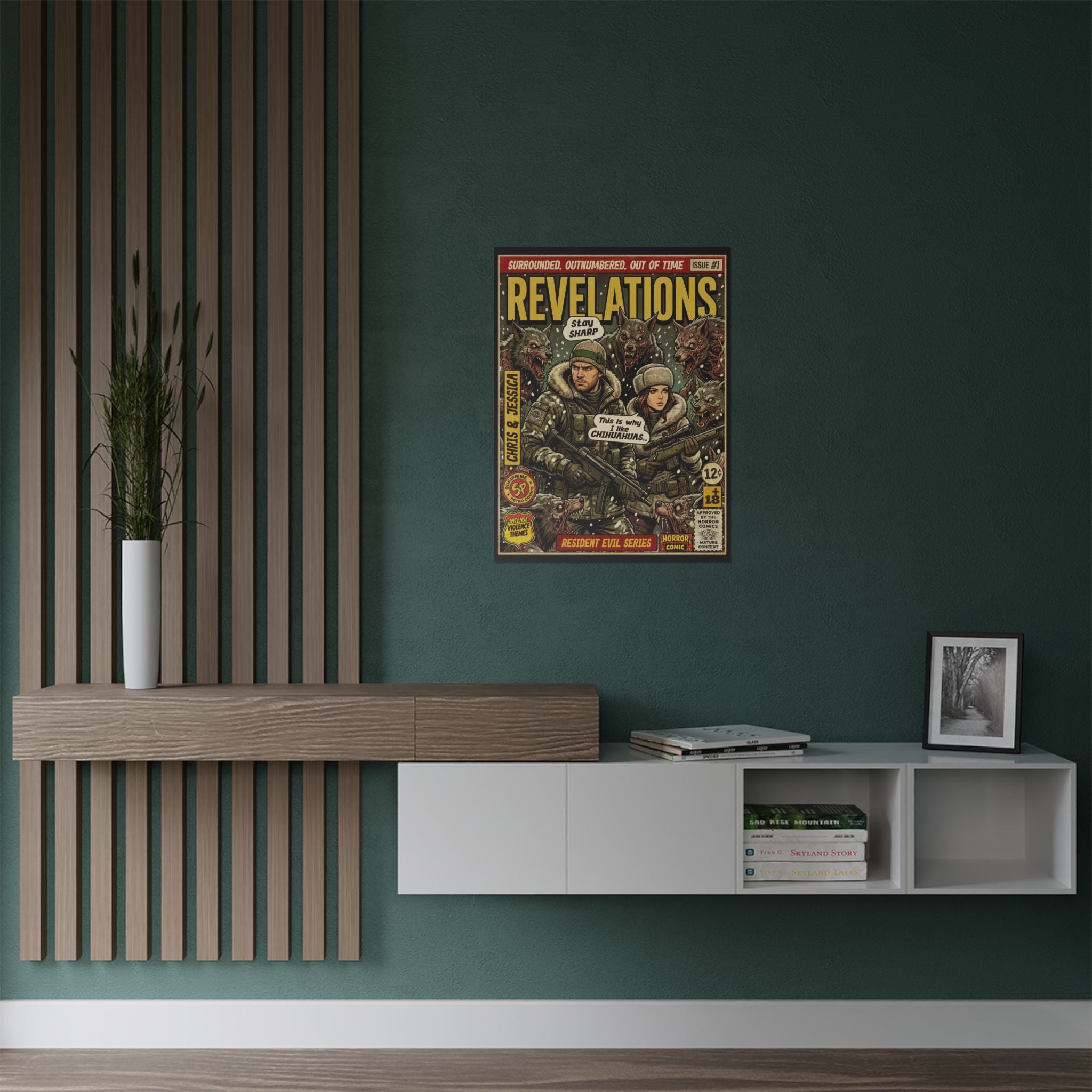 Resident Evil Revelations Comic Satin Poster (300gsm) 18″ x 24″ (Vertical)