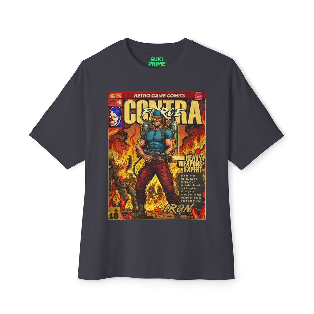 Contra Force Comic Cover Oversized T-Shirt