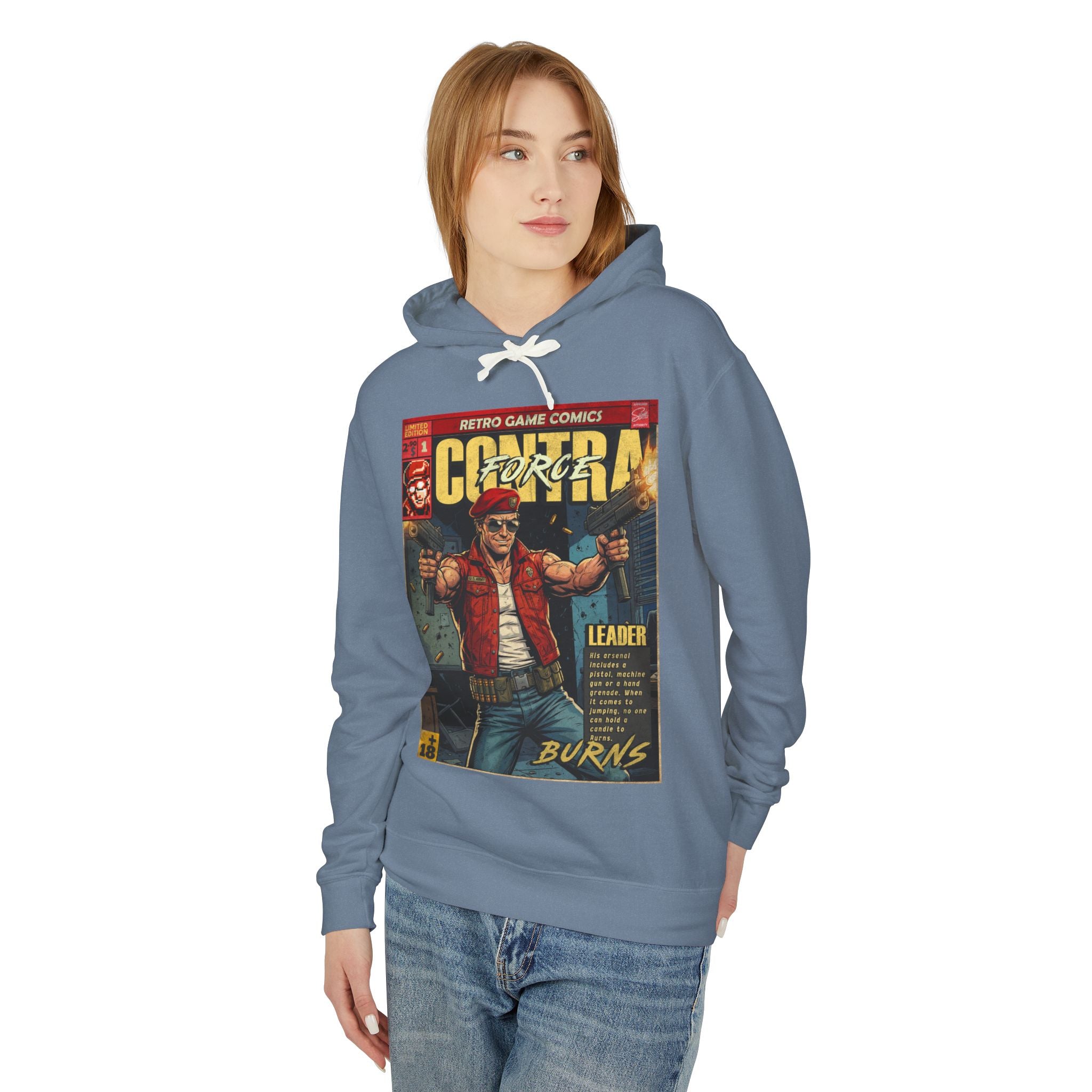 Contra Force Street Fighter Comic Cover Hoodie