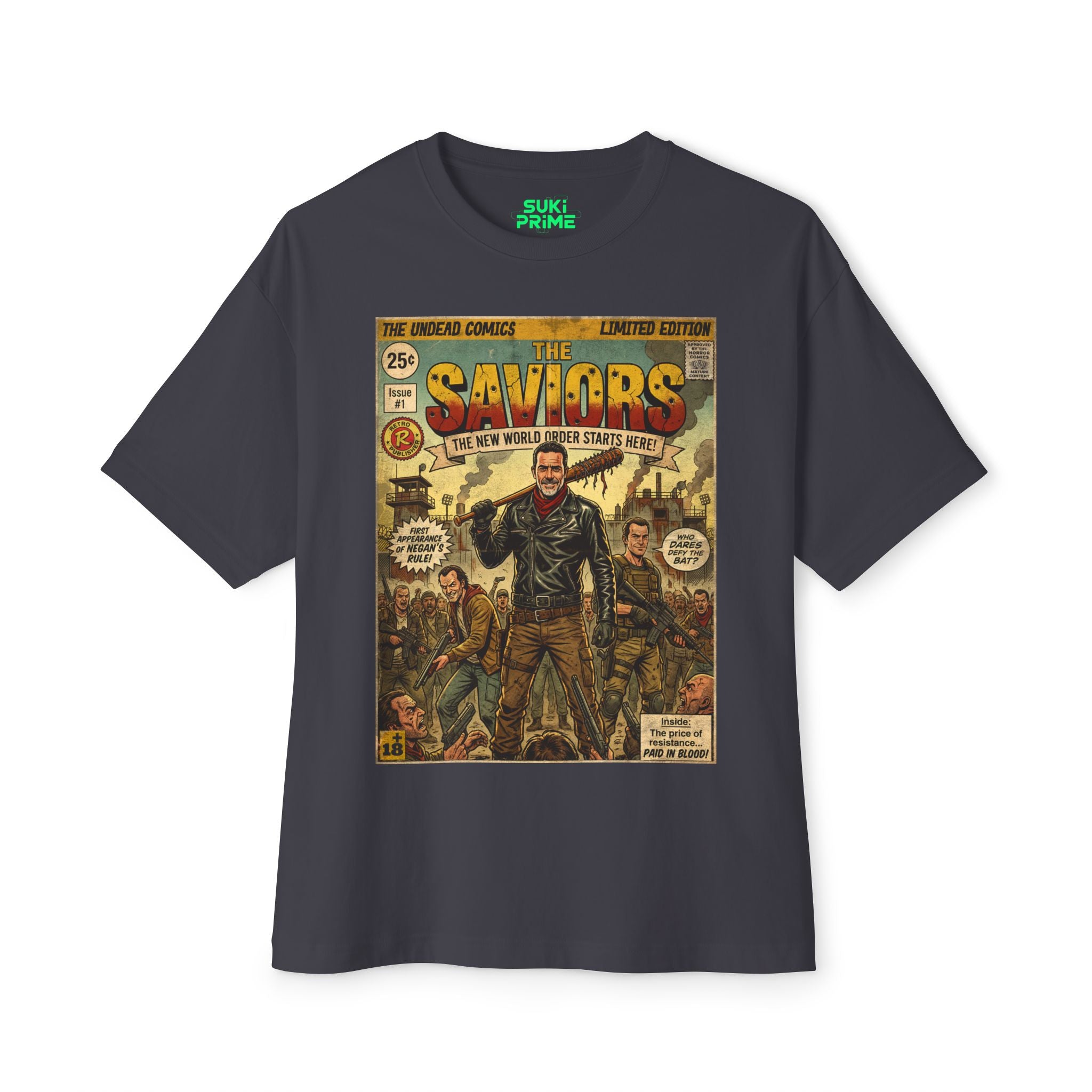 The Saviors Comic Cover Oversized T‑Shirt