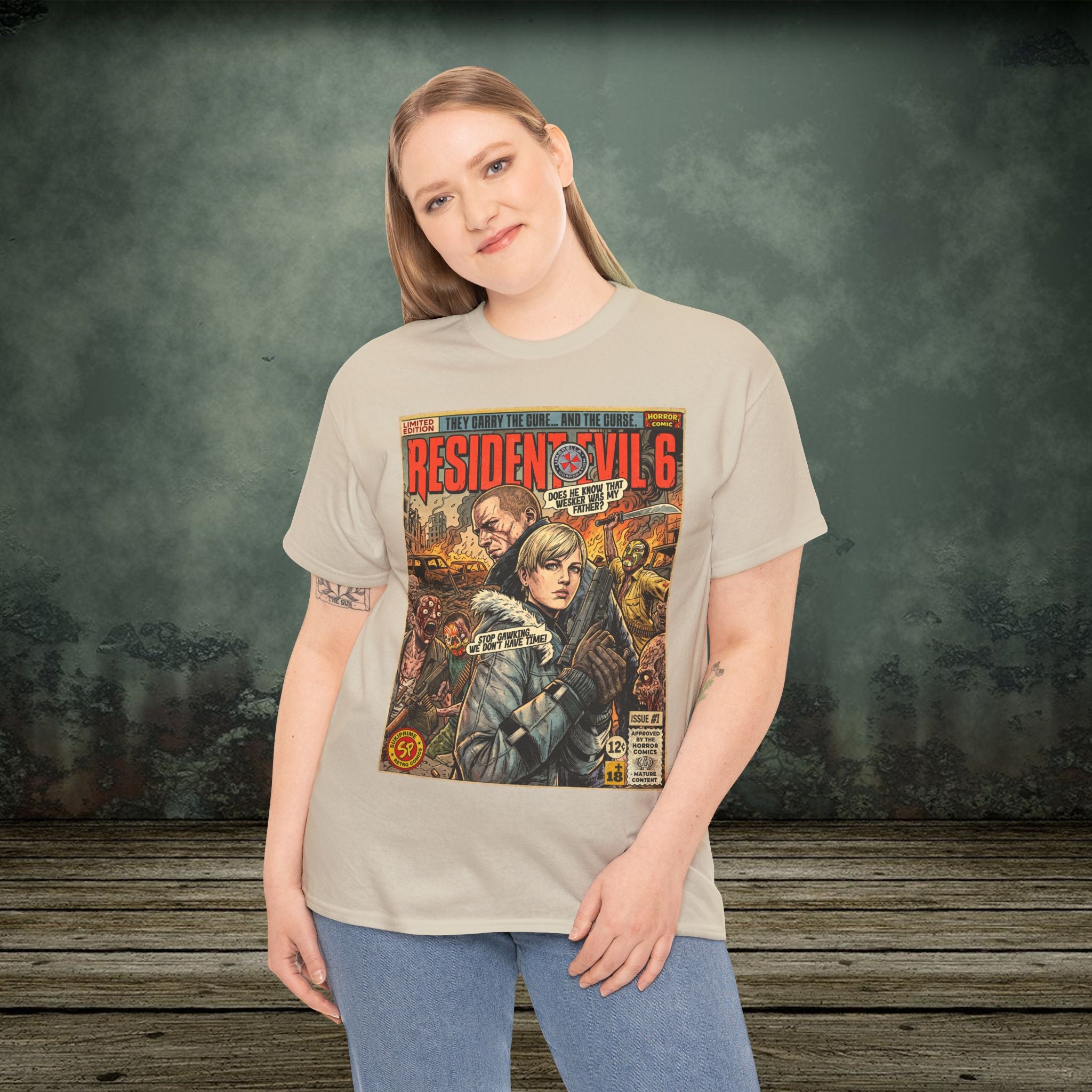 Resident Evil 6 Sherry and Jake Comic Art T-Shirt