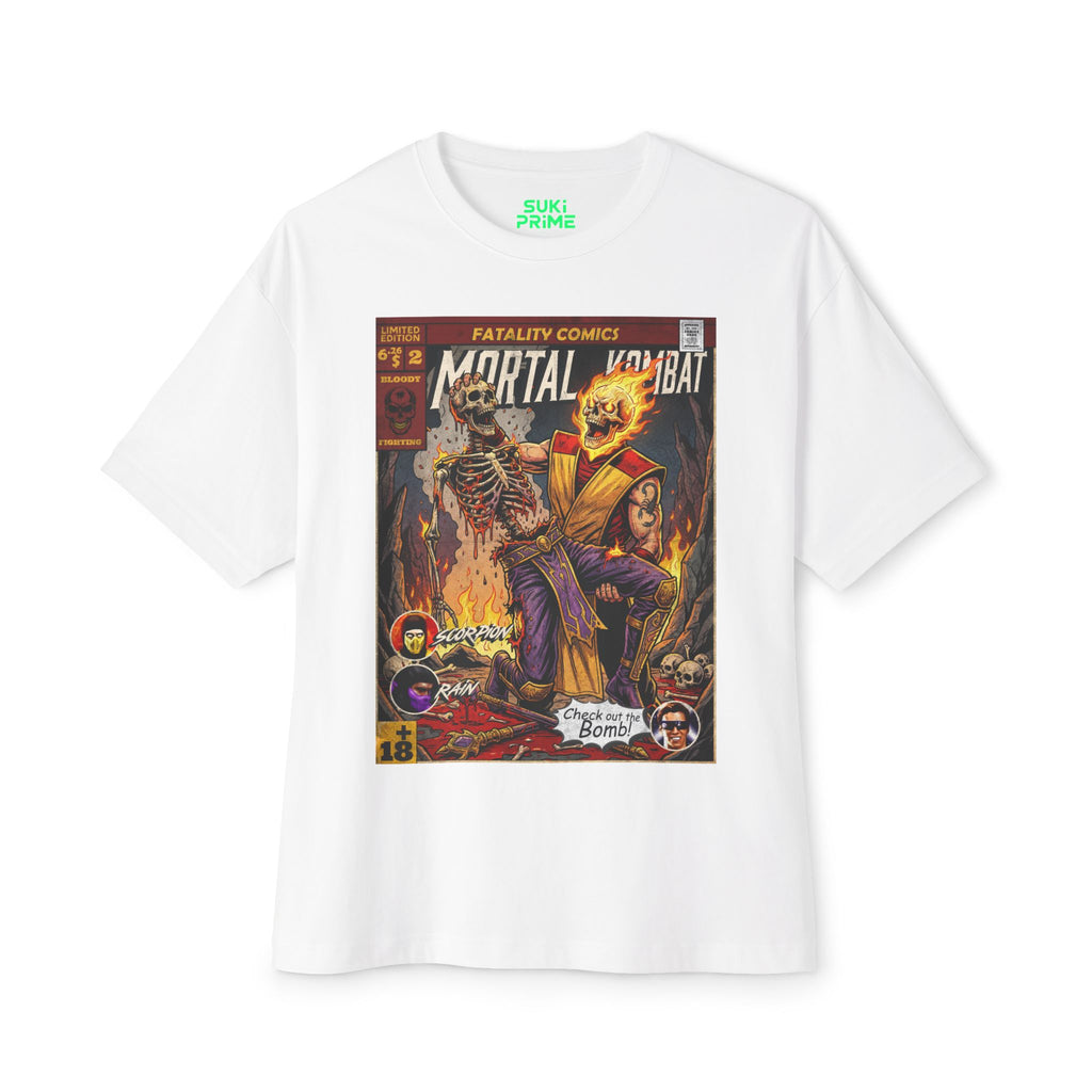 Scorpion Comic Cover Oversized T-Shirt