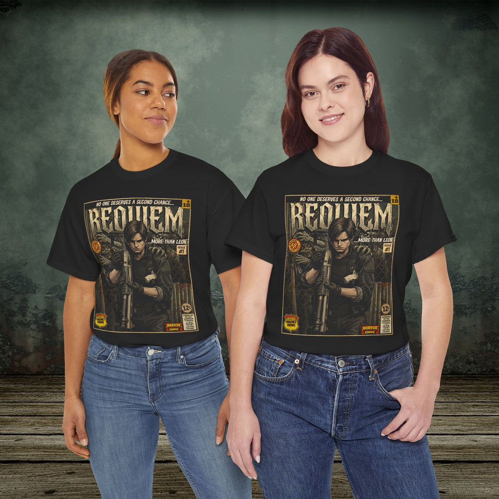 Resident Evil Requiem | Vintage Retro Gaming T-Shirt