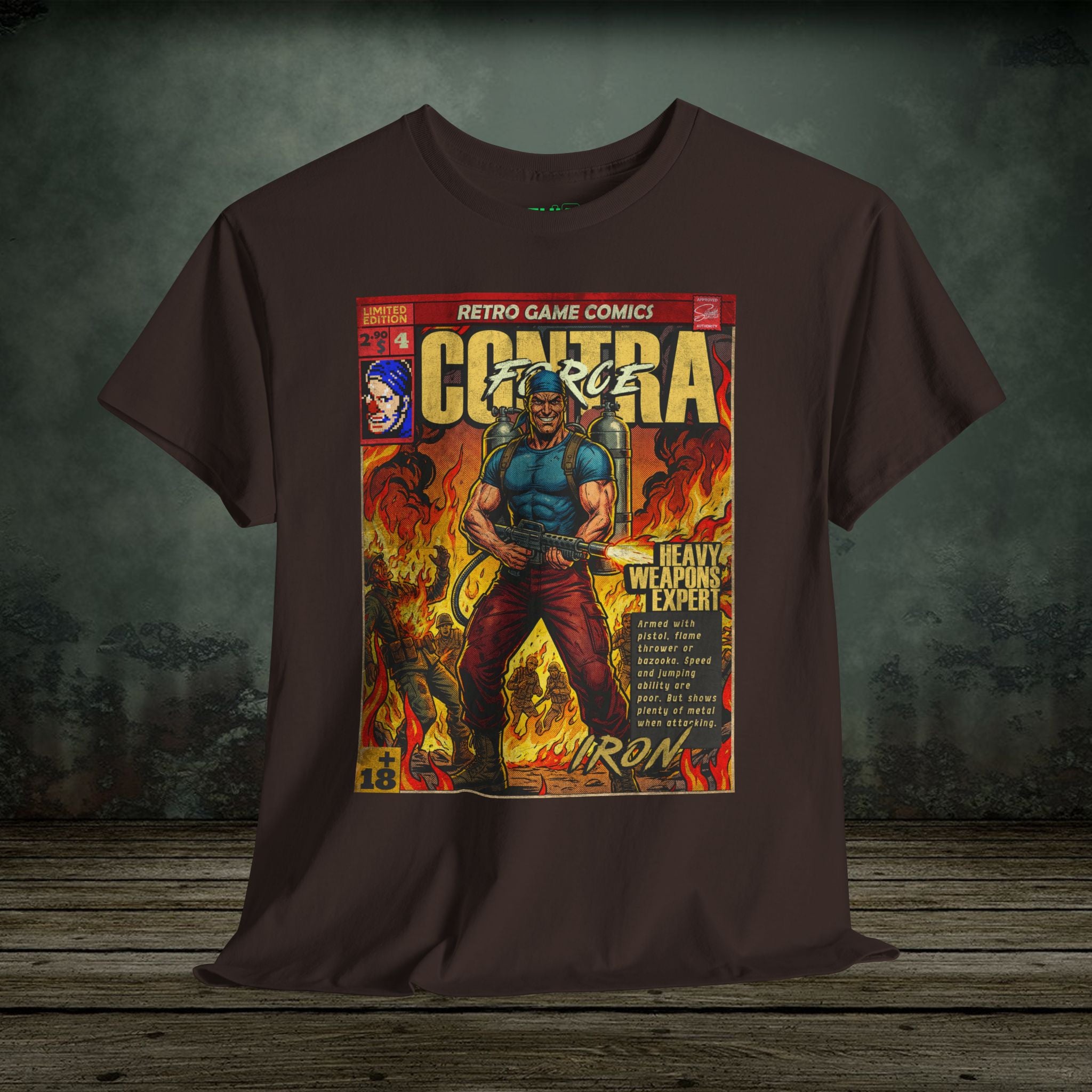 Contra Force | Iron | Vintage Retro Gaming T-Shirt