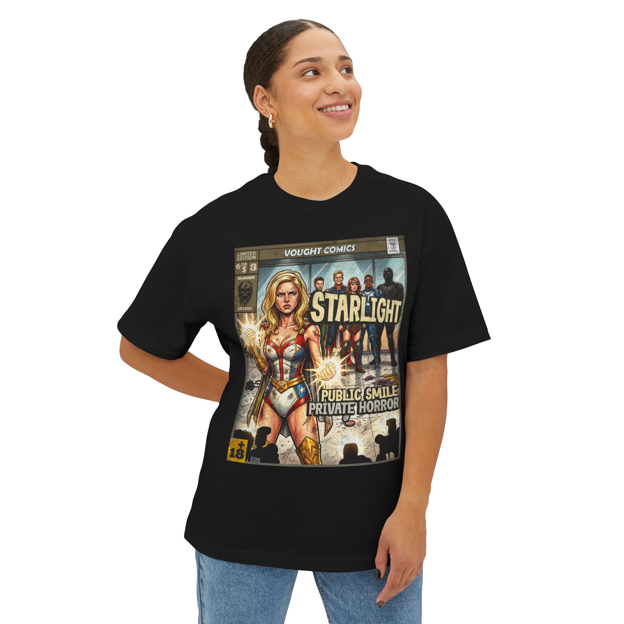 The Boys Comic Cover Oversized T‑Shirt