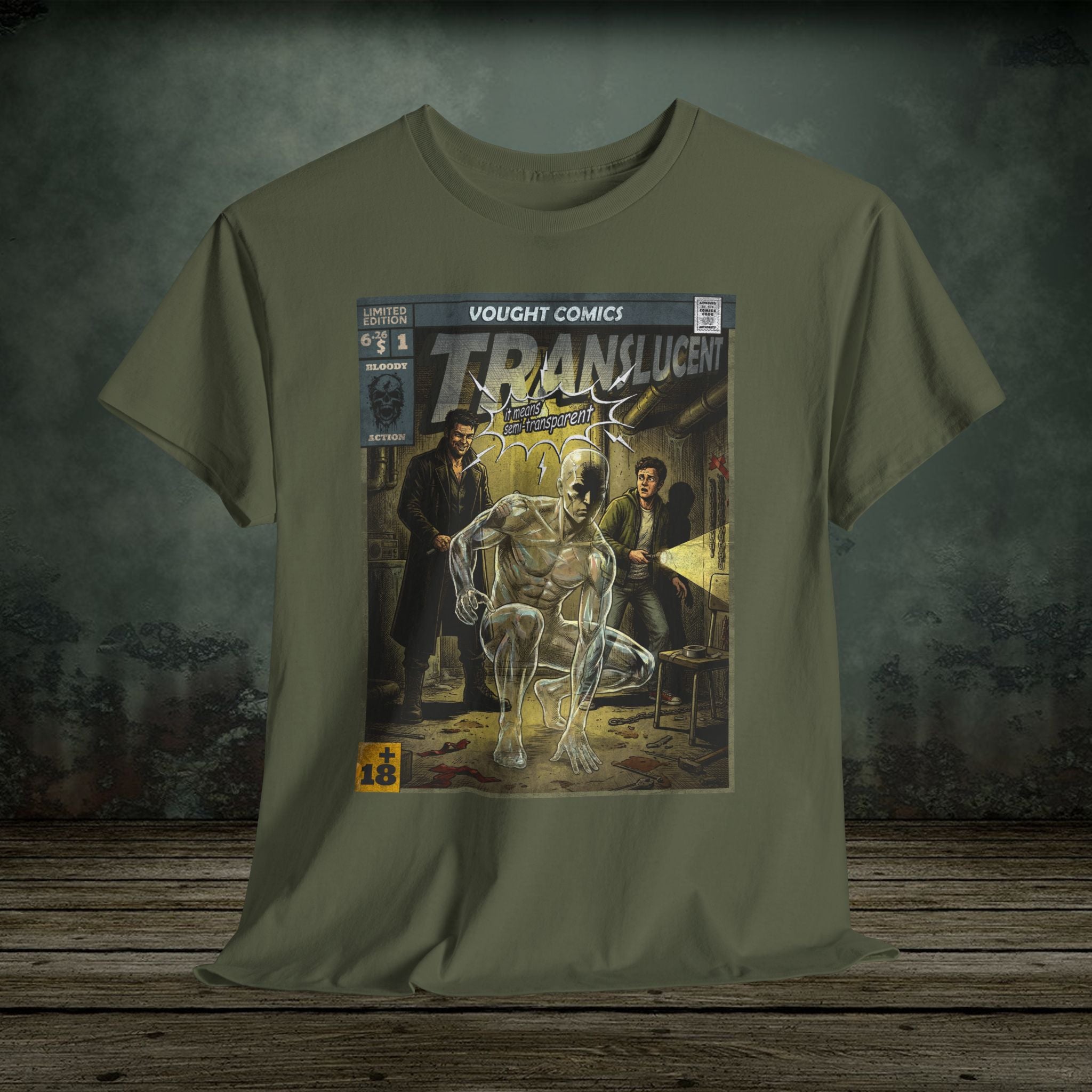 Mr. Semi-Transparent - Retro TV Series T-Shirt - SukiPrime