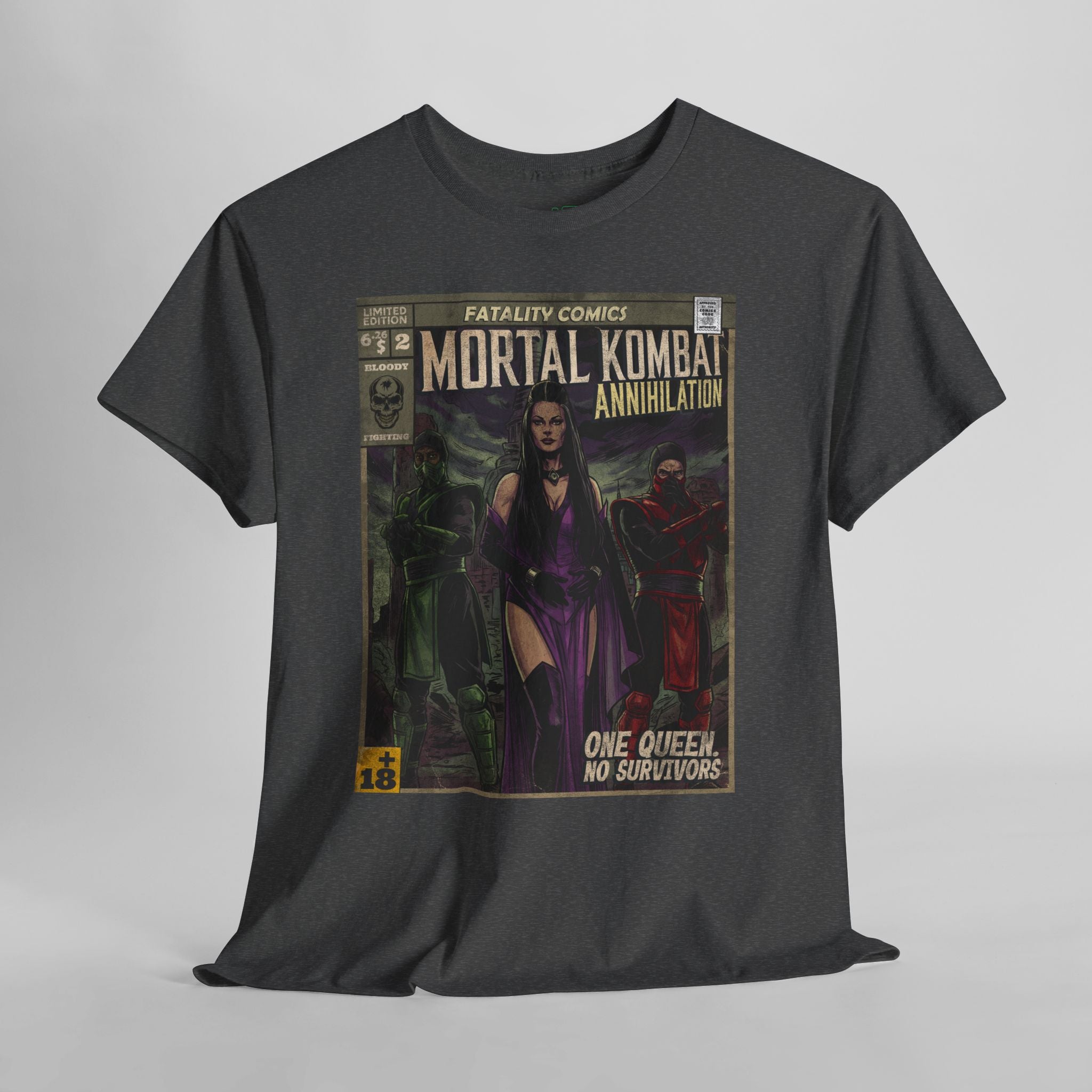 Mortal Kombat Vintage Retro Comic Cover T-Shirt