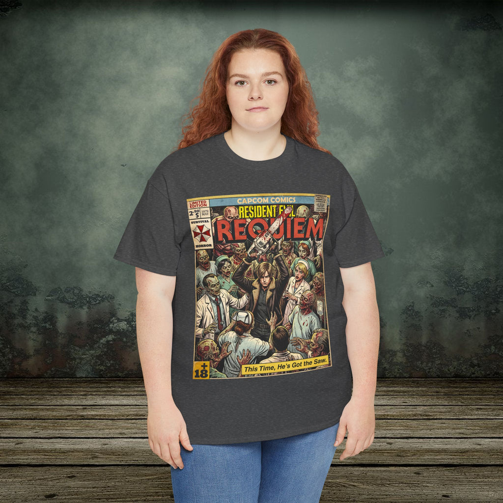 Resident Evil Requiem | Vintage Retro Gaming T-Shirt