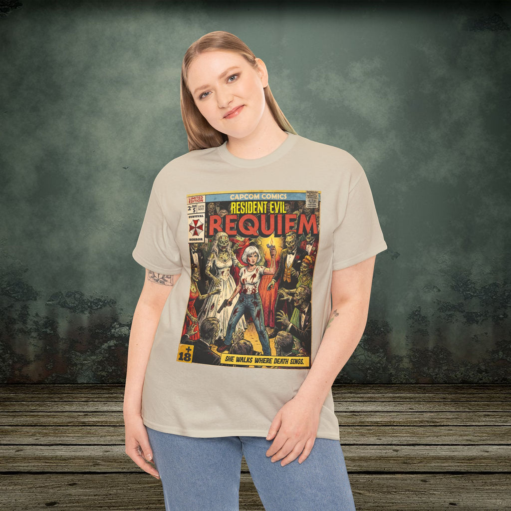 Resident Evil Requiem | Vintage Retro Gaming T-Shirt