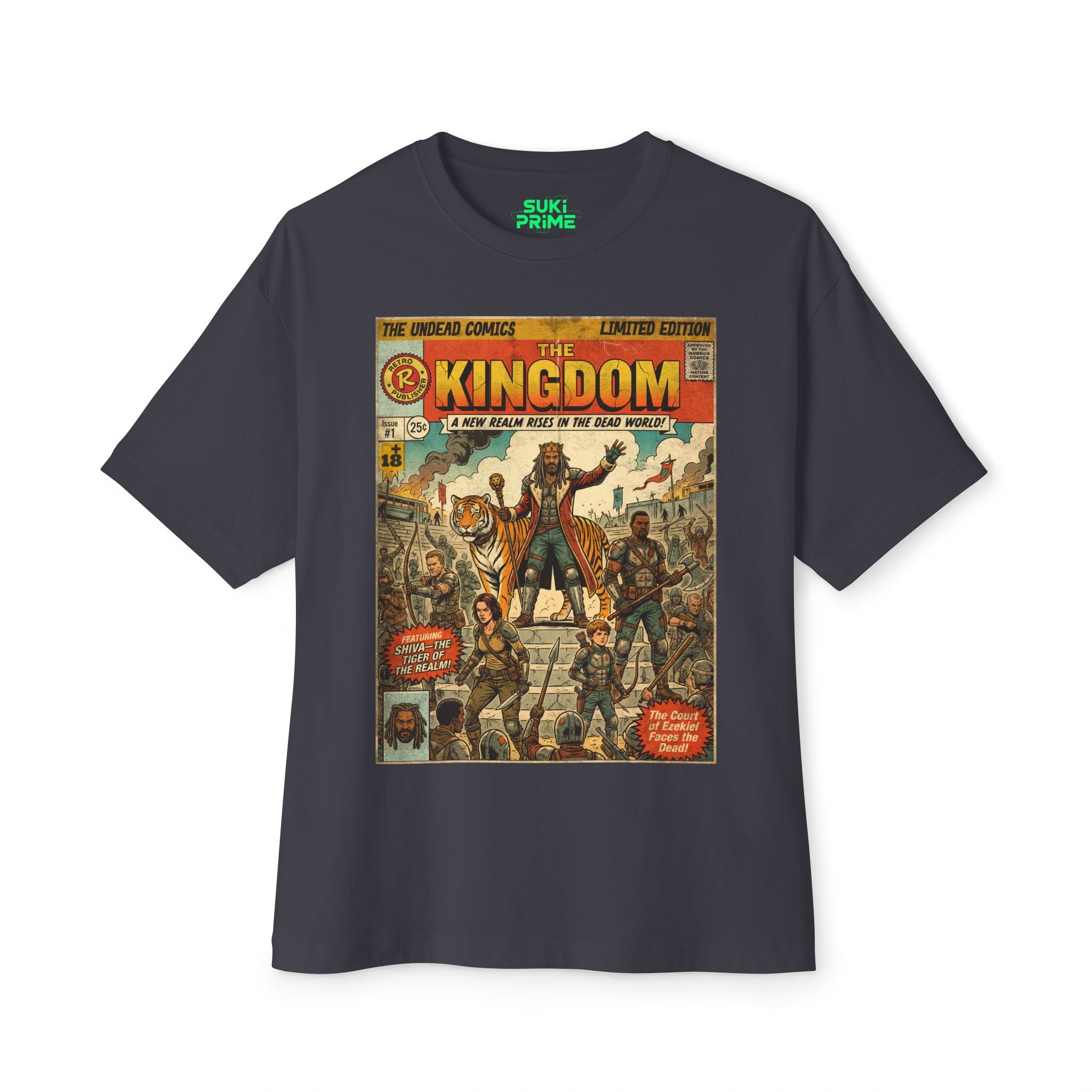 The Kingdom Comic Cover Oversized T‑Shirt