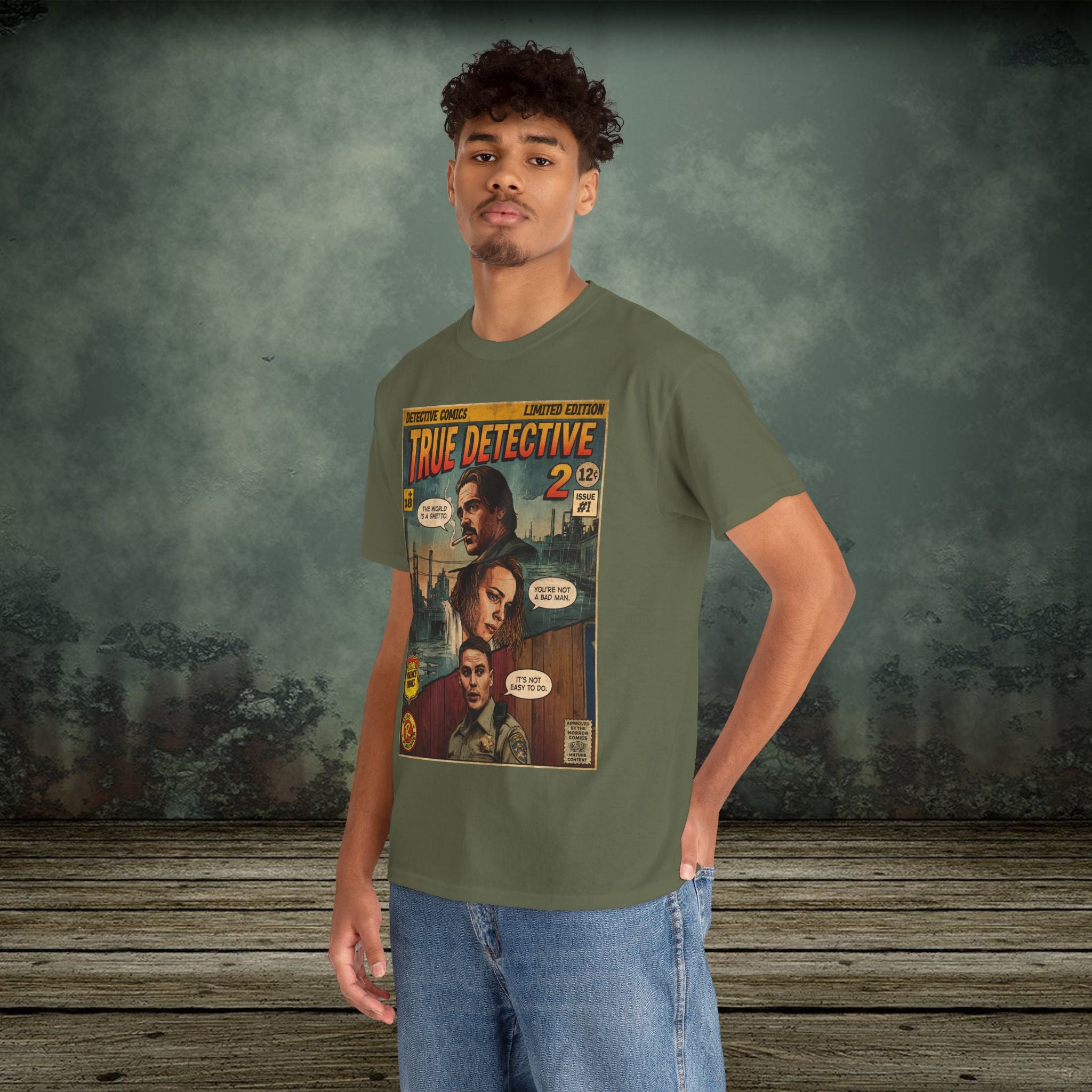 True Detective Comic Art T-Shirt