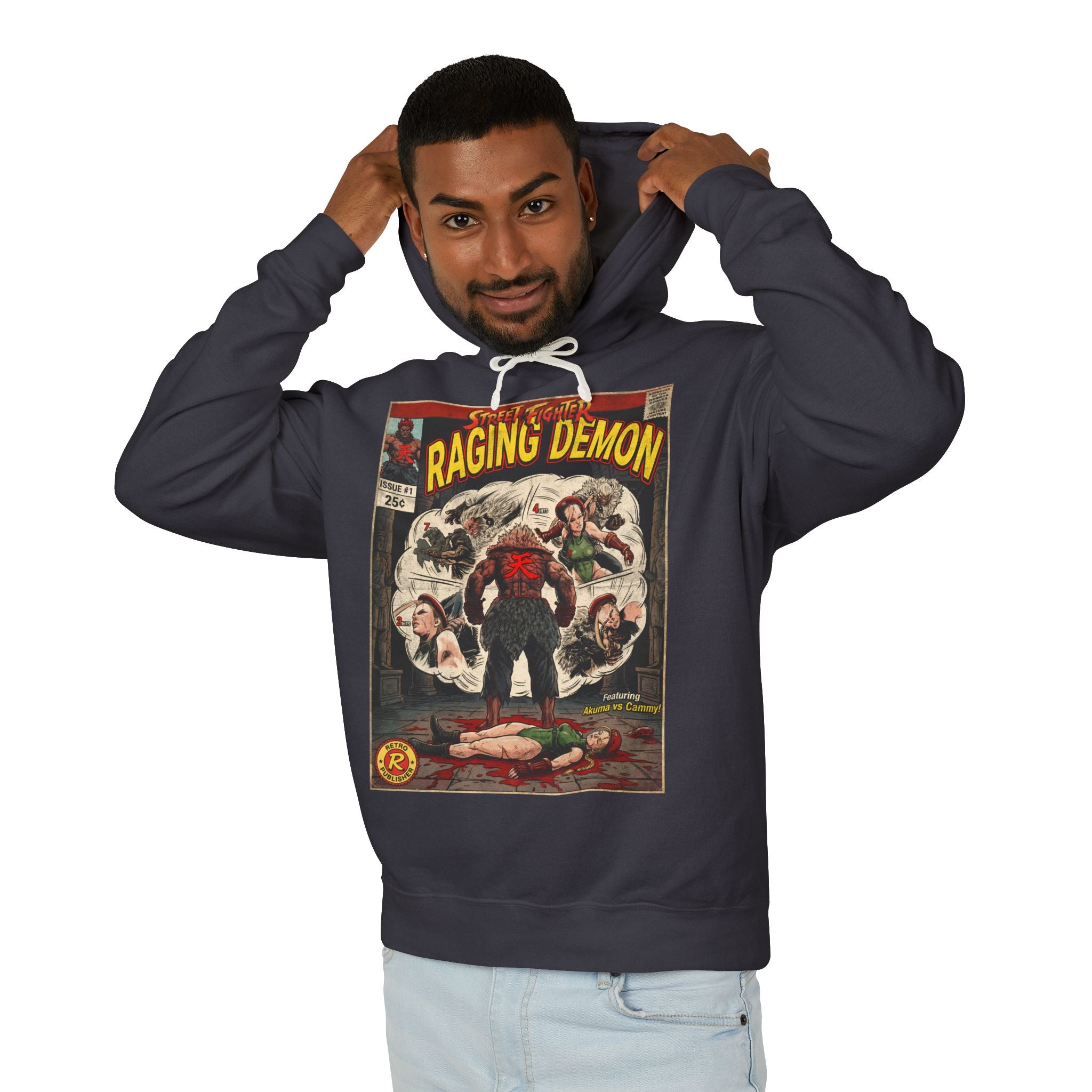 Akuma Street Fighter Comic Cover Hoodie