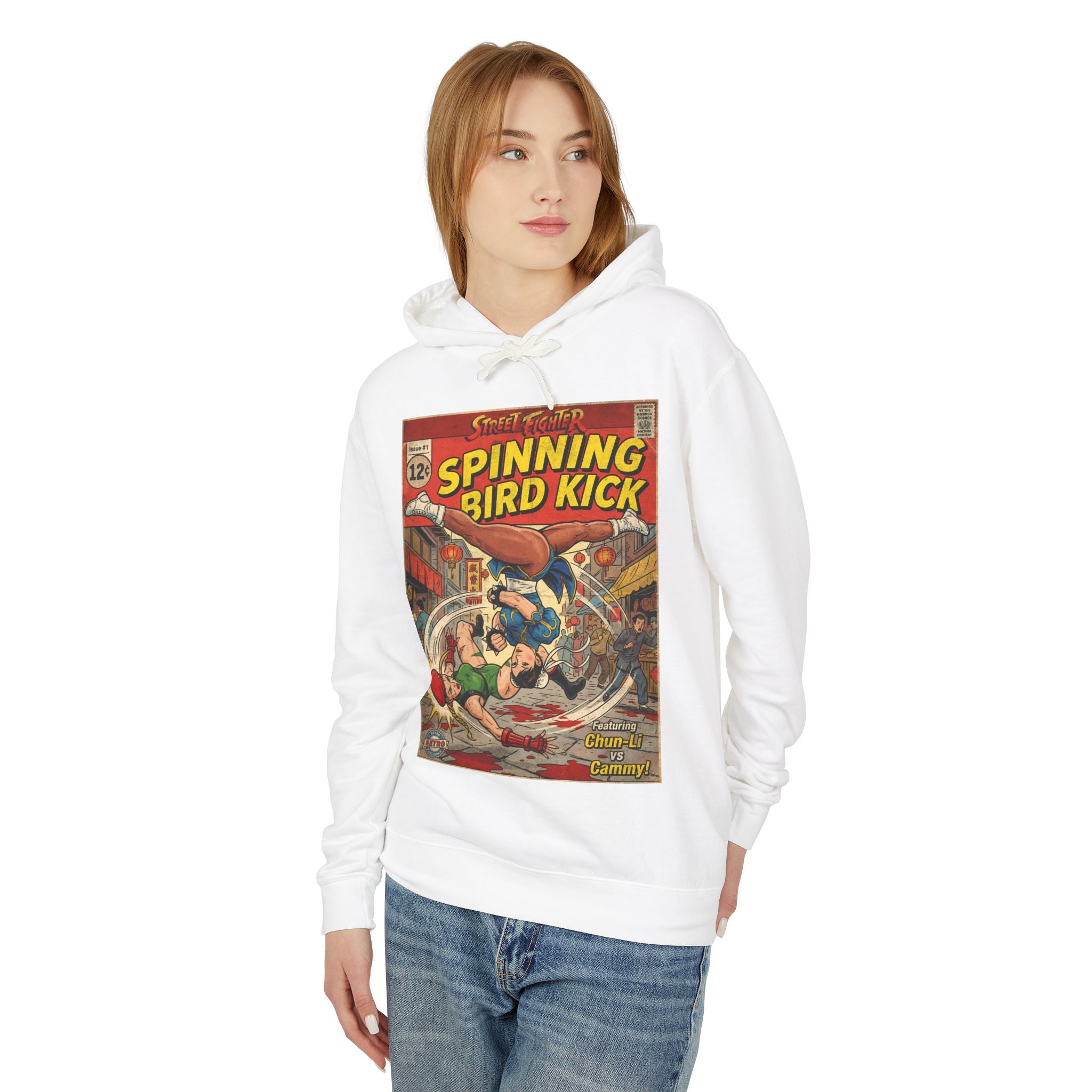 Chun-Li Street Fighter Comic Cover Hoodie