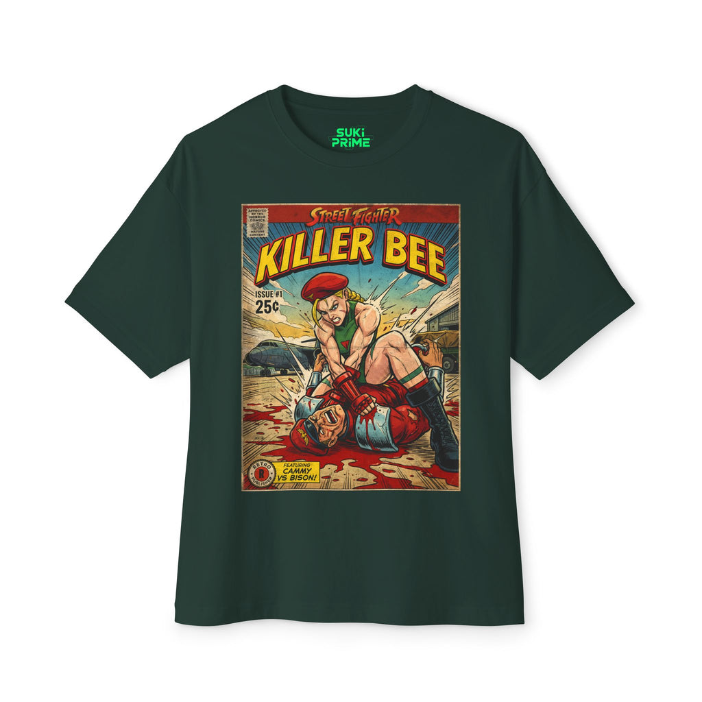 Cammy Street Fighter Comic Cover Oversized T-Shirt