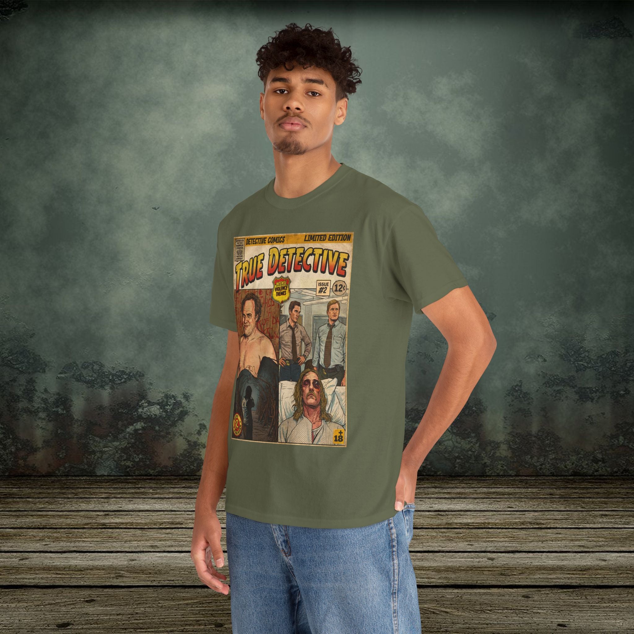True Detective Comic Art T-Shirt