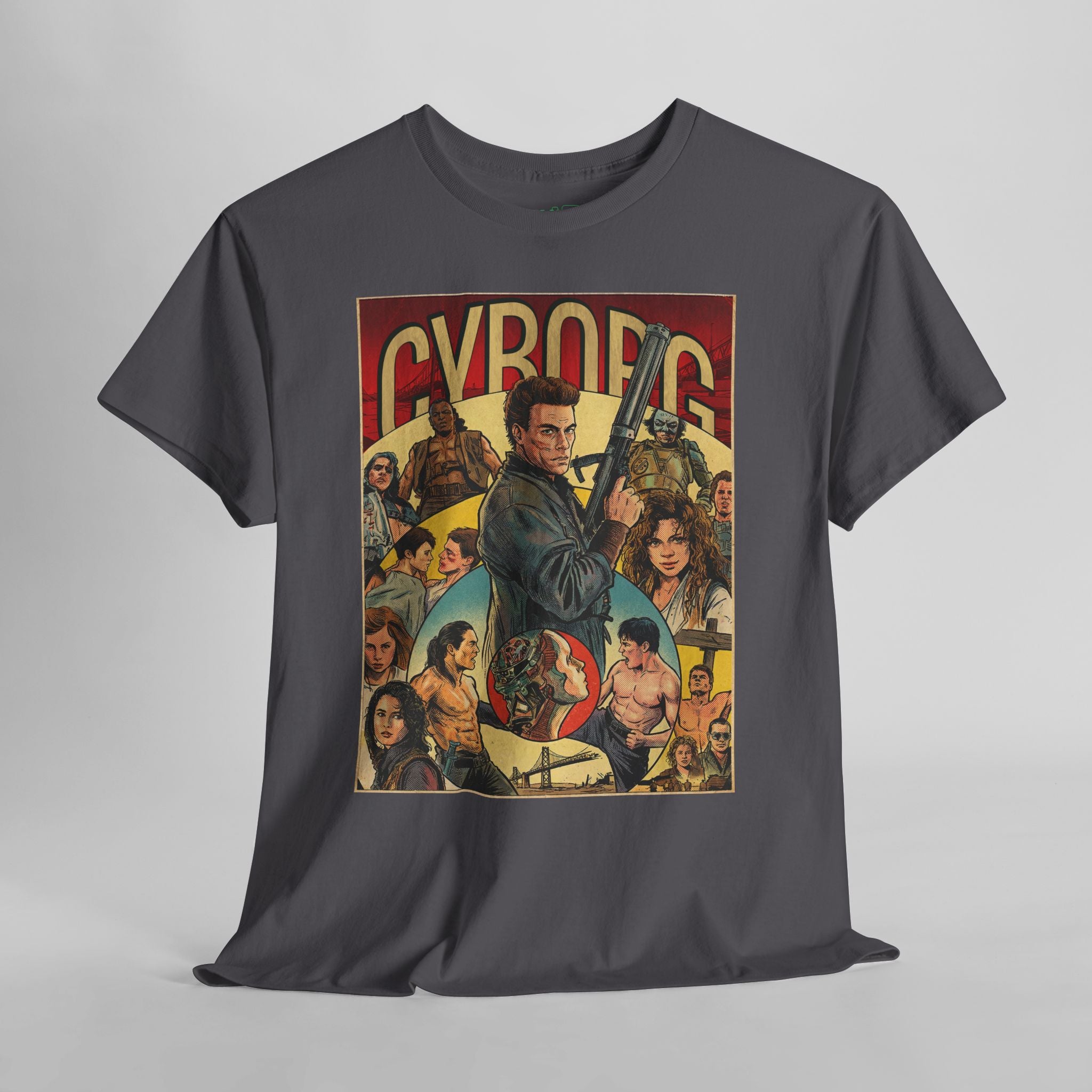 Cyborg Vintage Retro Comic Cover T-Shirt