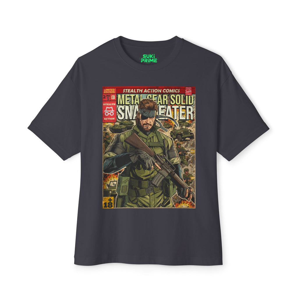 Metal Gear Comic Cover Oversized T-Shirt