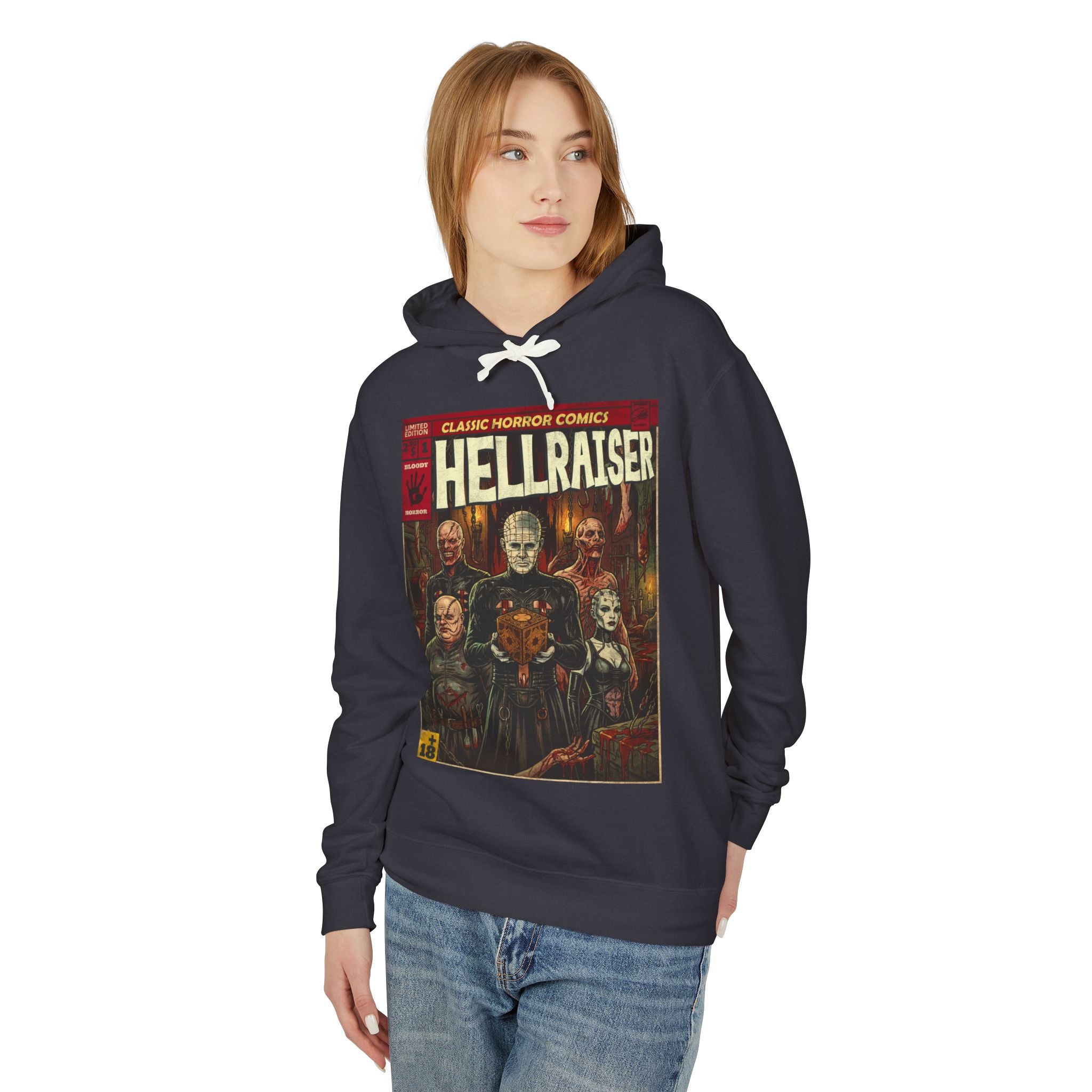 Hellraiser Movie Comic Cover Hoodie