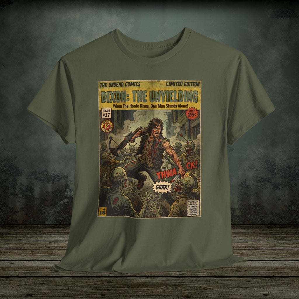 Retro Walking Dead TV Series Comic Art T-Shirt by SukiPrime