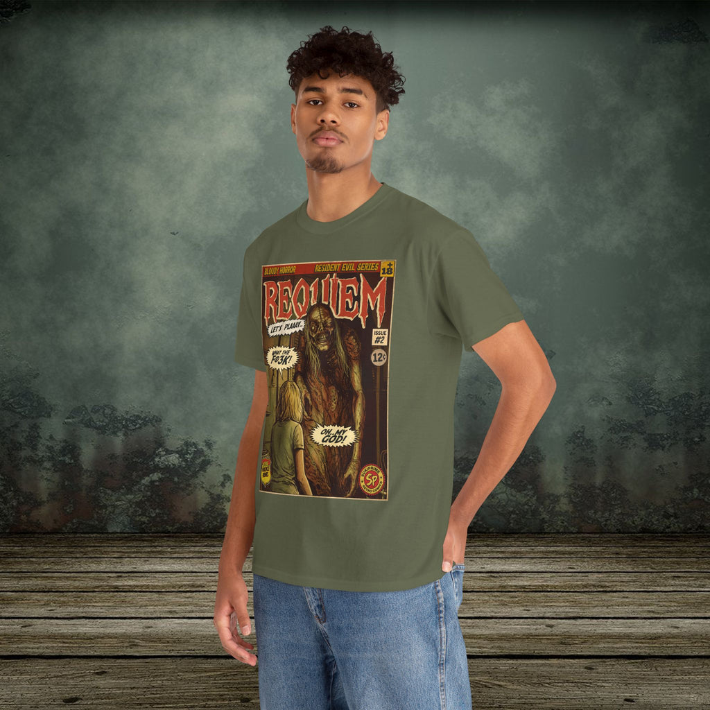 Resident Evil Requiem | Vintage Retro Gaming T-Shirt