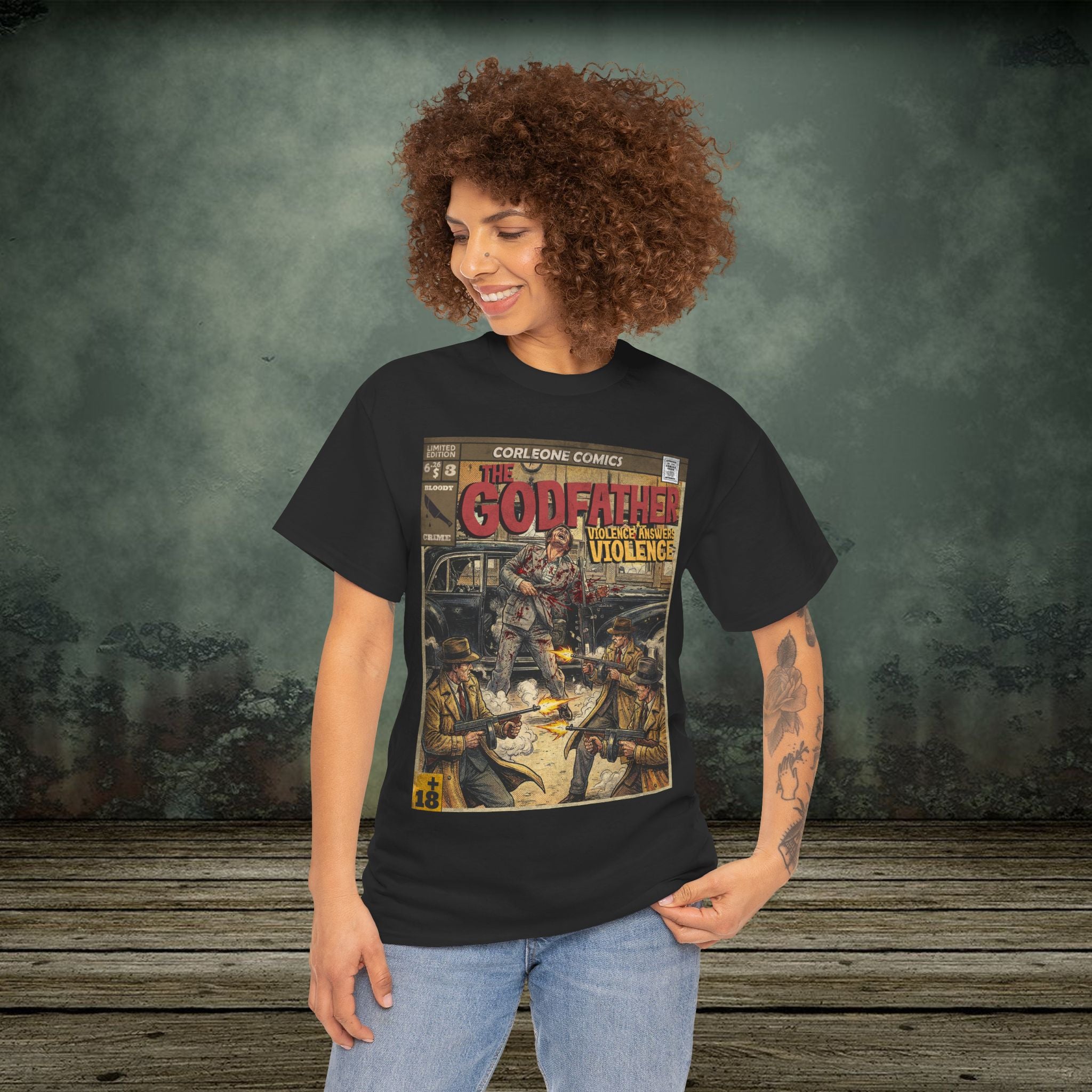 Violence Answers Violence Classic Movie Vintage  T-Shirt