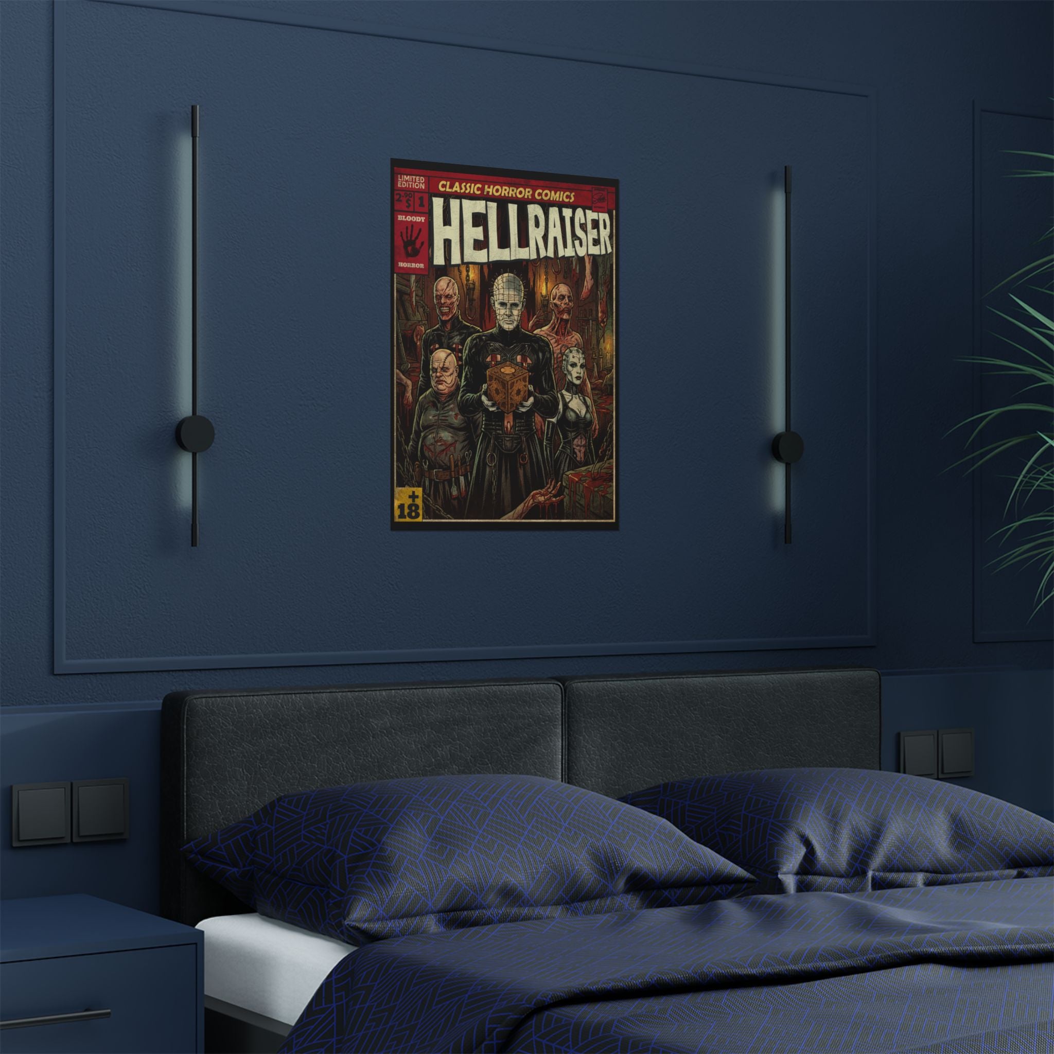 Hellraiser Movie Comic Satin Poster (300gsm) 18″ x 24″ (Vertical)