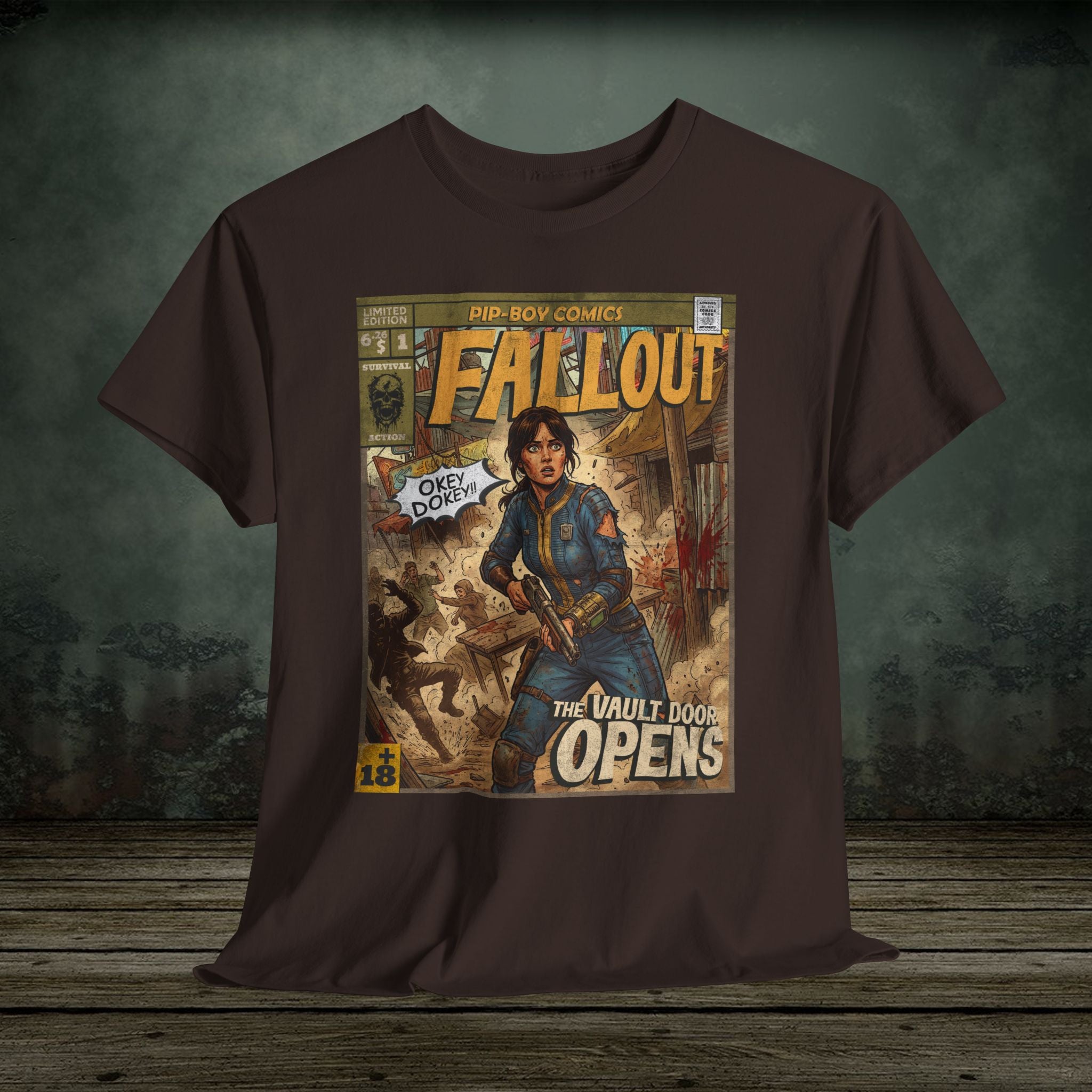 Vault Door Opens - Vintage Retro TV Series T-Shirt - SukiPrime