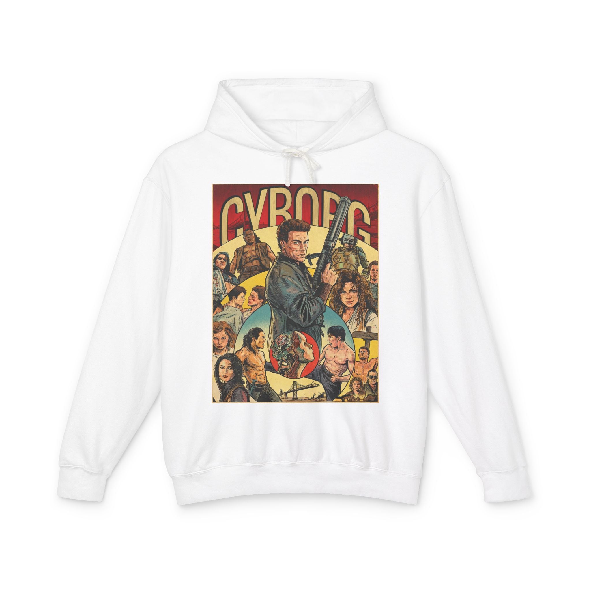 Cyborg Movie Comic Cover Hoodie