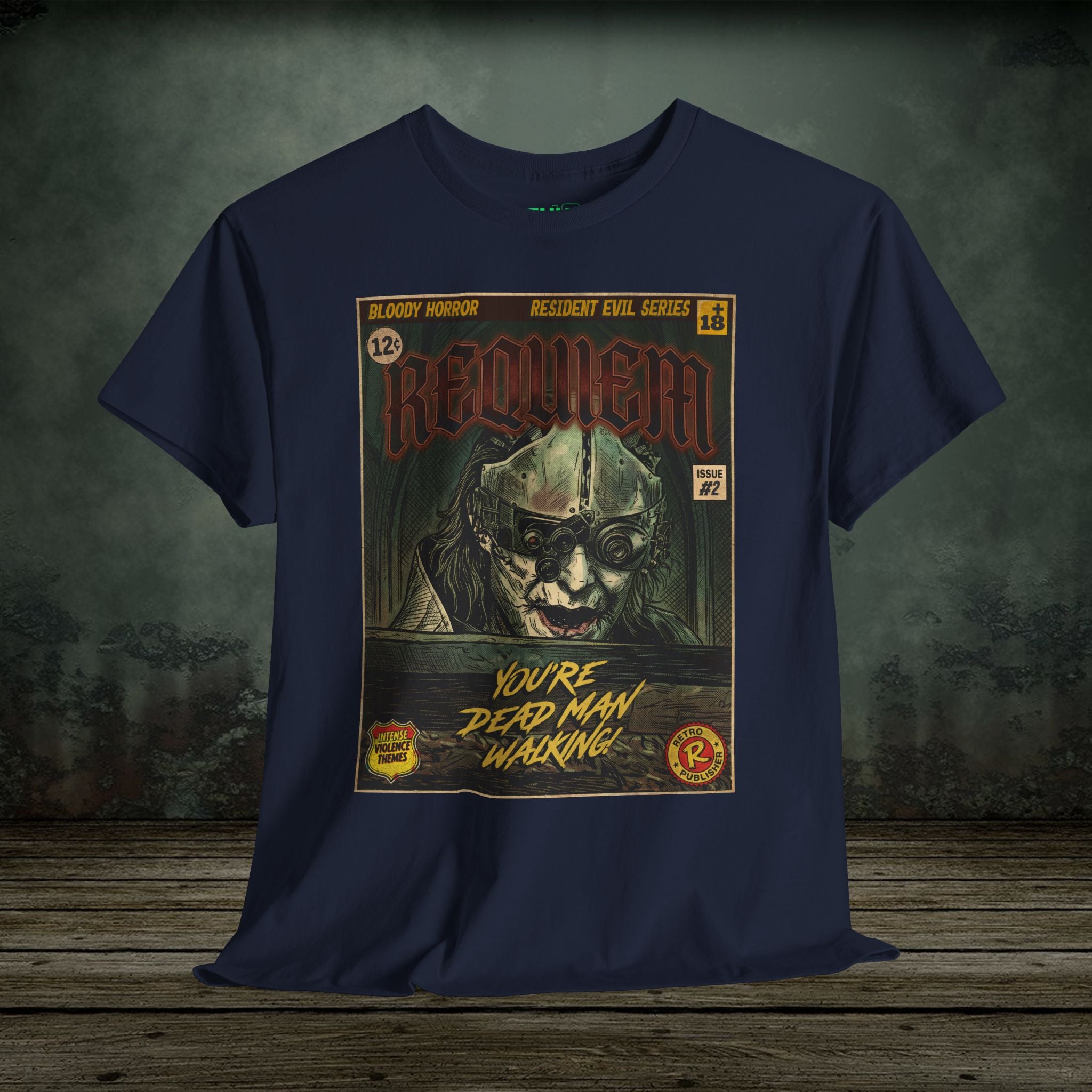 Resident Evil Requiem | Vintage Retro Gaming T-Shirt