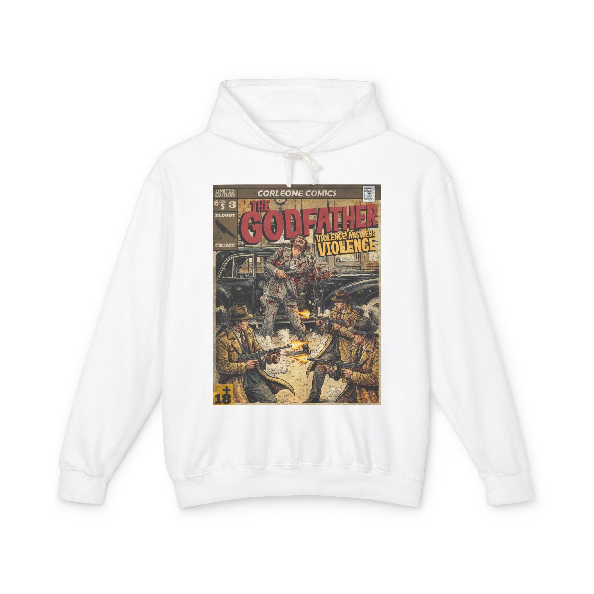 The Godfather Movie Comic Cover Hoodie
