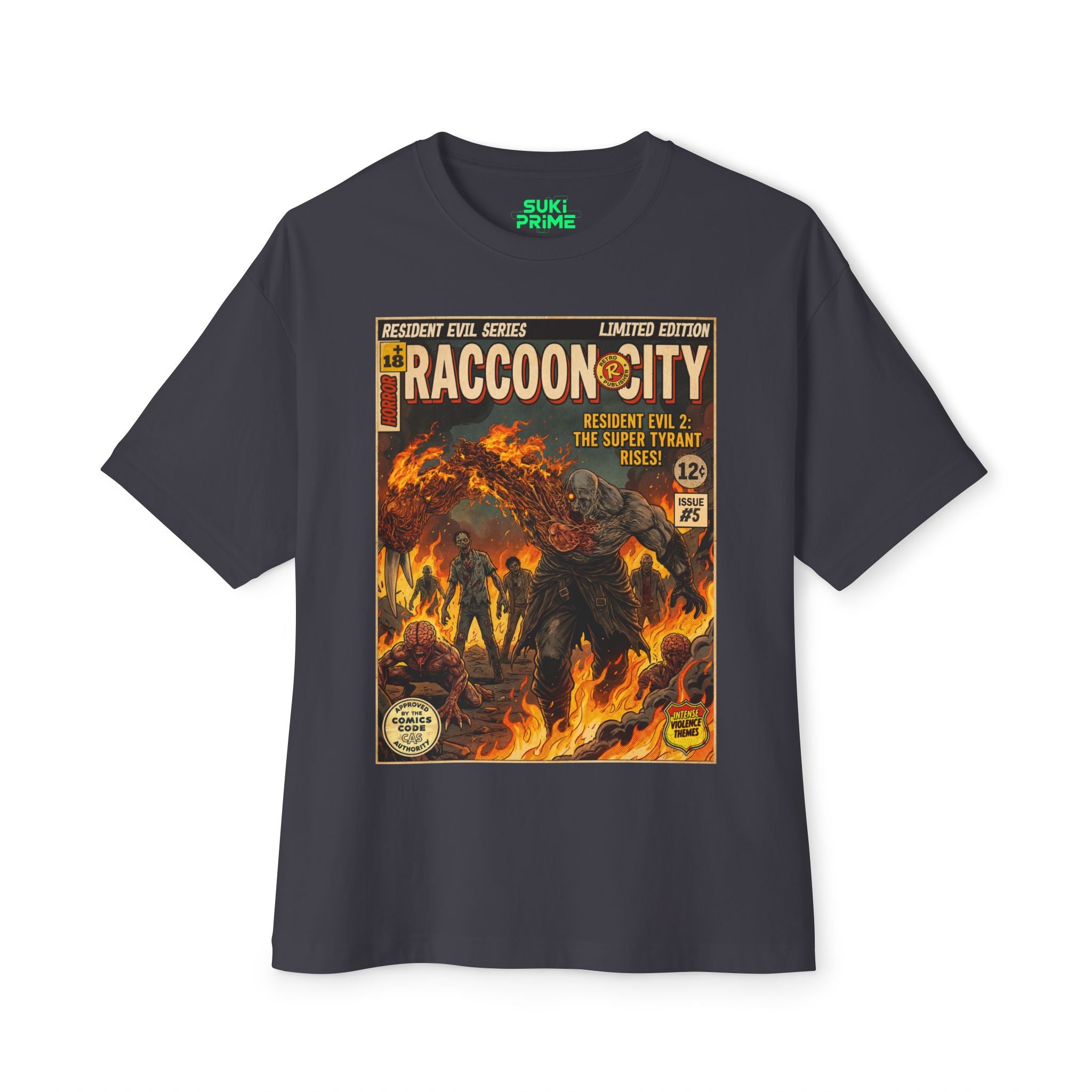 Resident Evil 2 Comic Cover Oversized T-Shirt