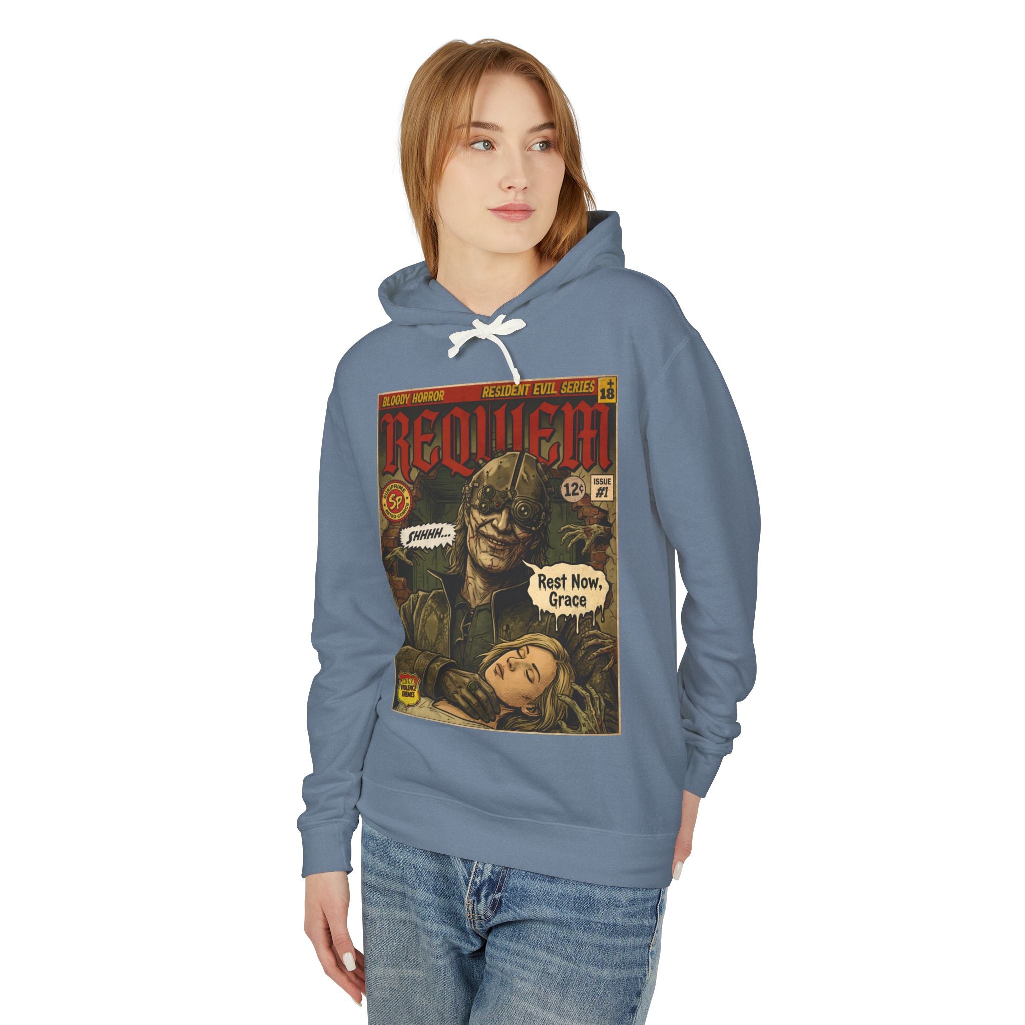 Resident Evil Requiem Comic Cover Hoodie
