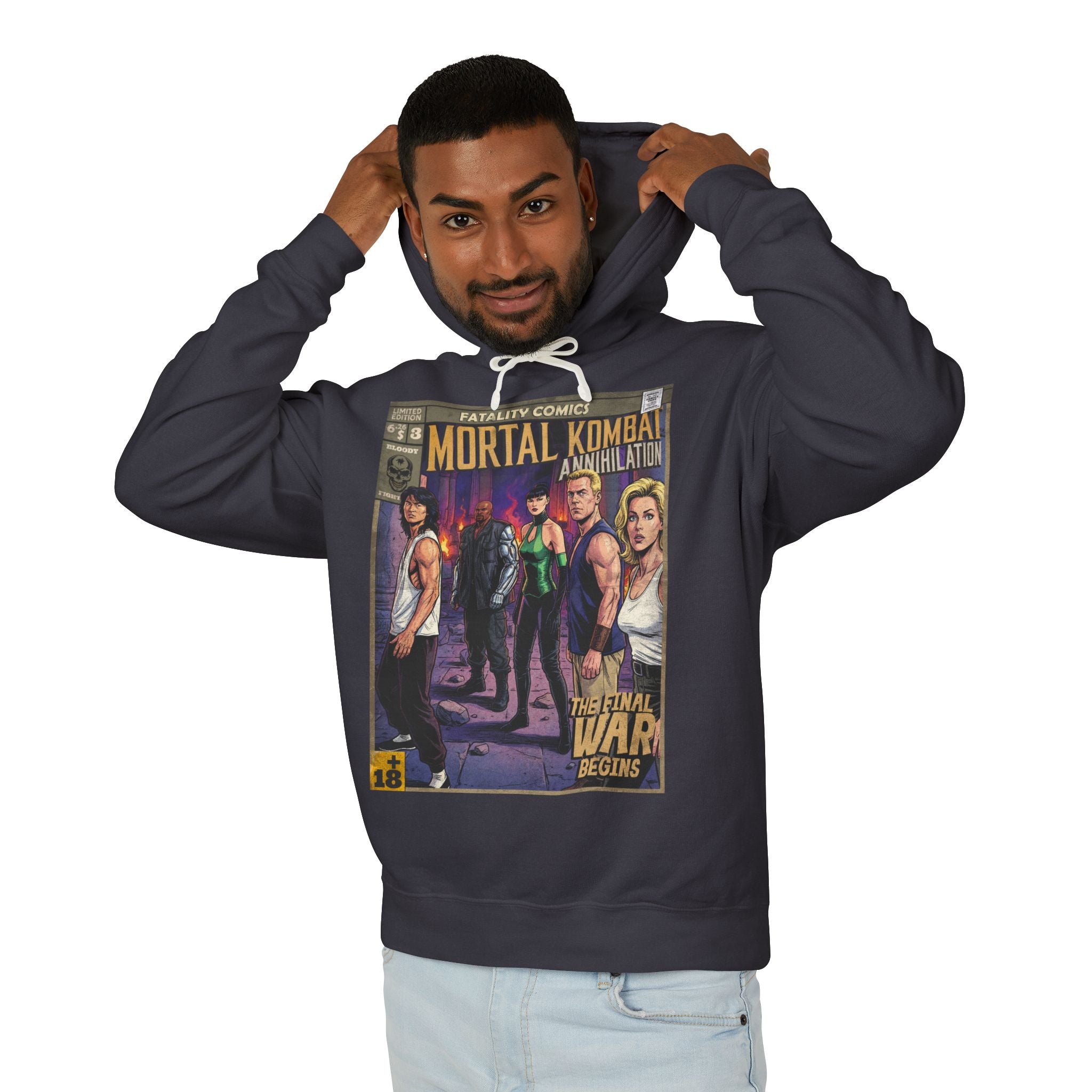 Mortal Kombat: Annihilation Movie Comic Cover Hoodie