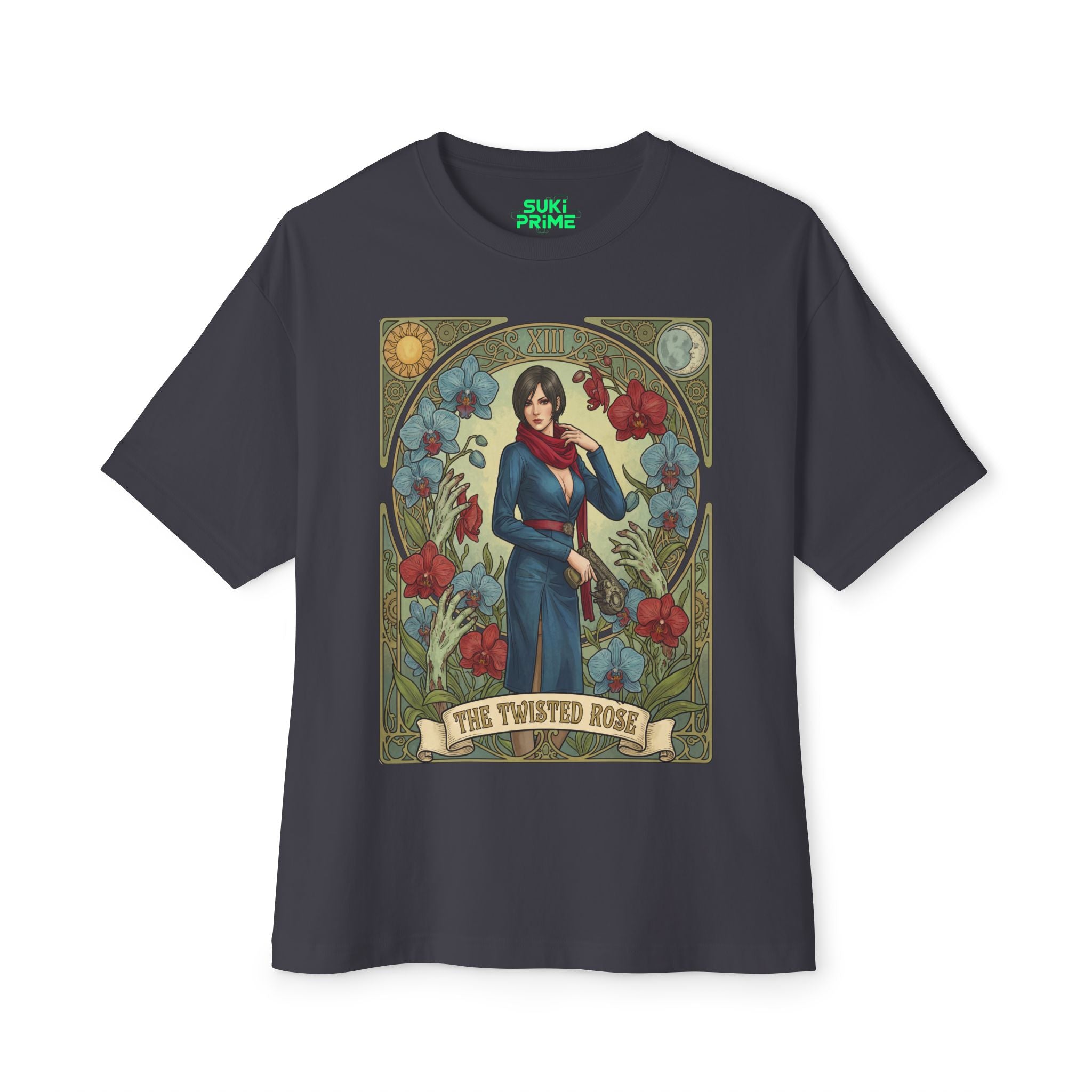 Carla Radames Resident Evil Comic Cover Oversized T-Shirt