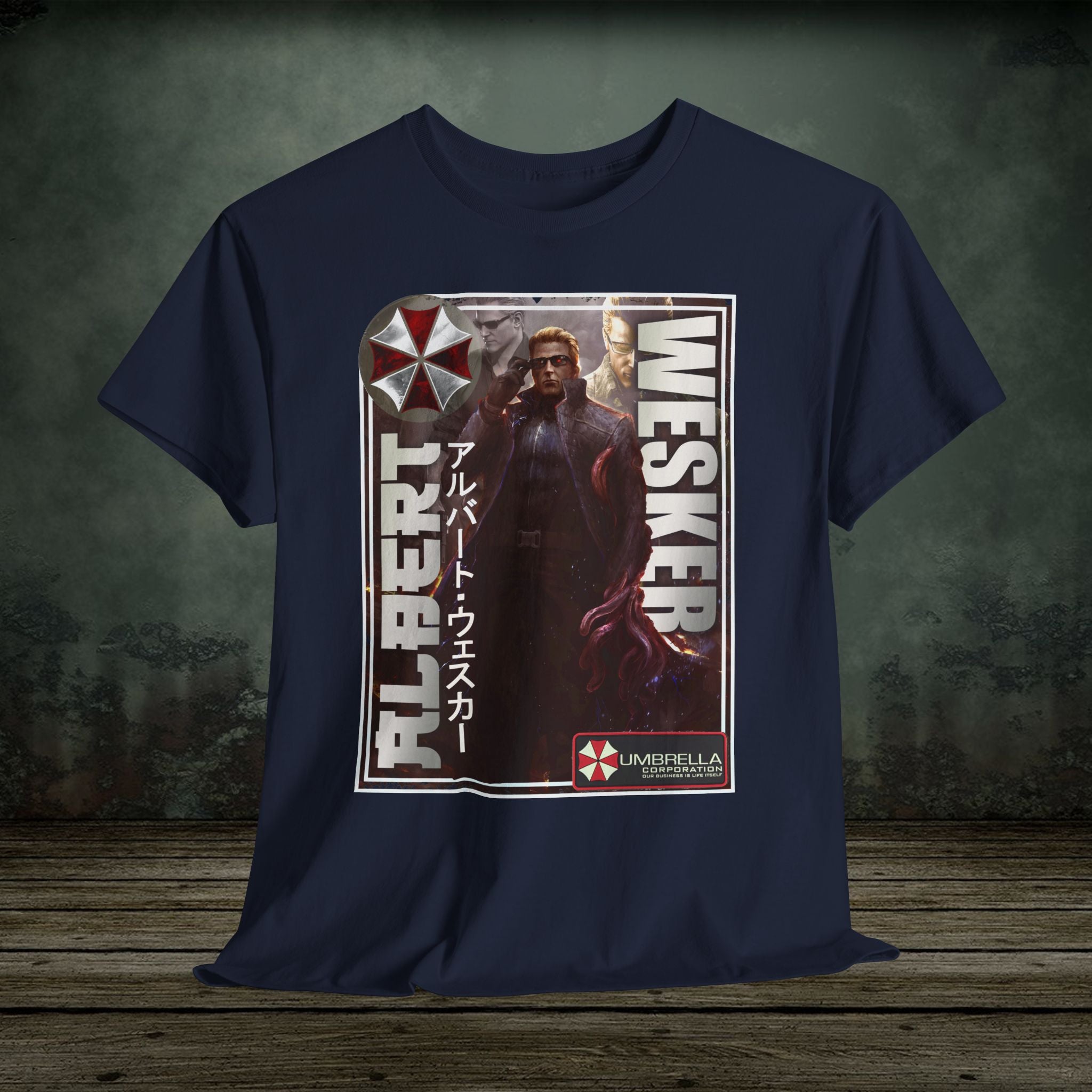 Albert Wesker - Vintage Retro Gaming T-Shirt - SukiPrime