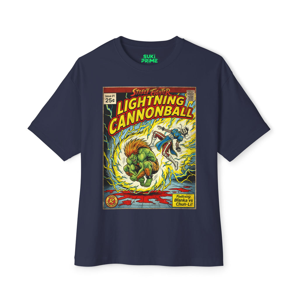 Blanka Street Fighter Comic Cover Oversized T-Shirt