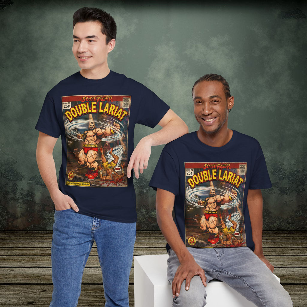 Street Fighter | Double Lariat | Vintage Retro Gaming T-Shirt