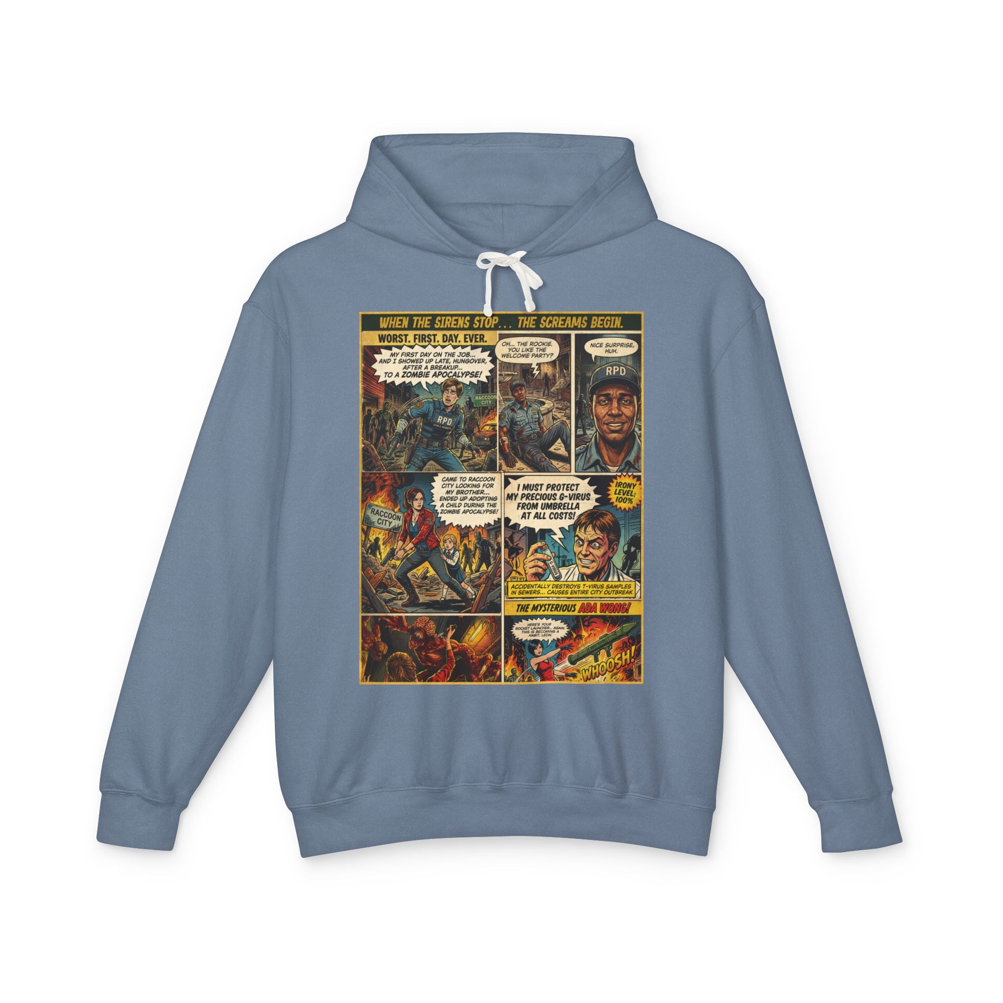 Resident Evil 2 Comic Cover Hoodie