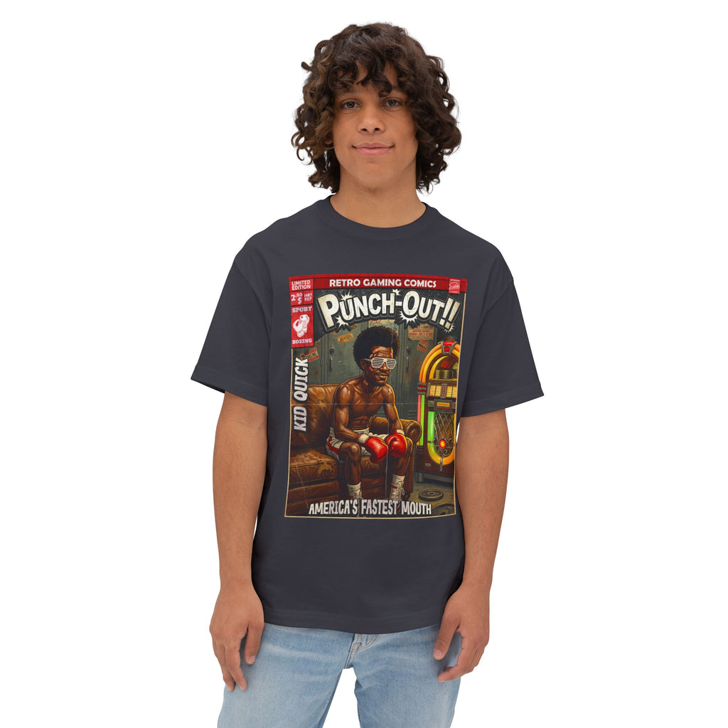 Punch-Out Kid Quick Comic Cover Oversized T-Shirt