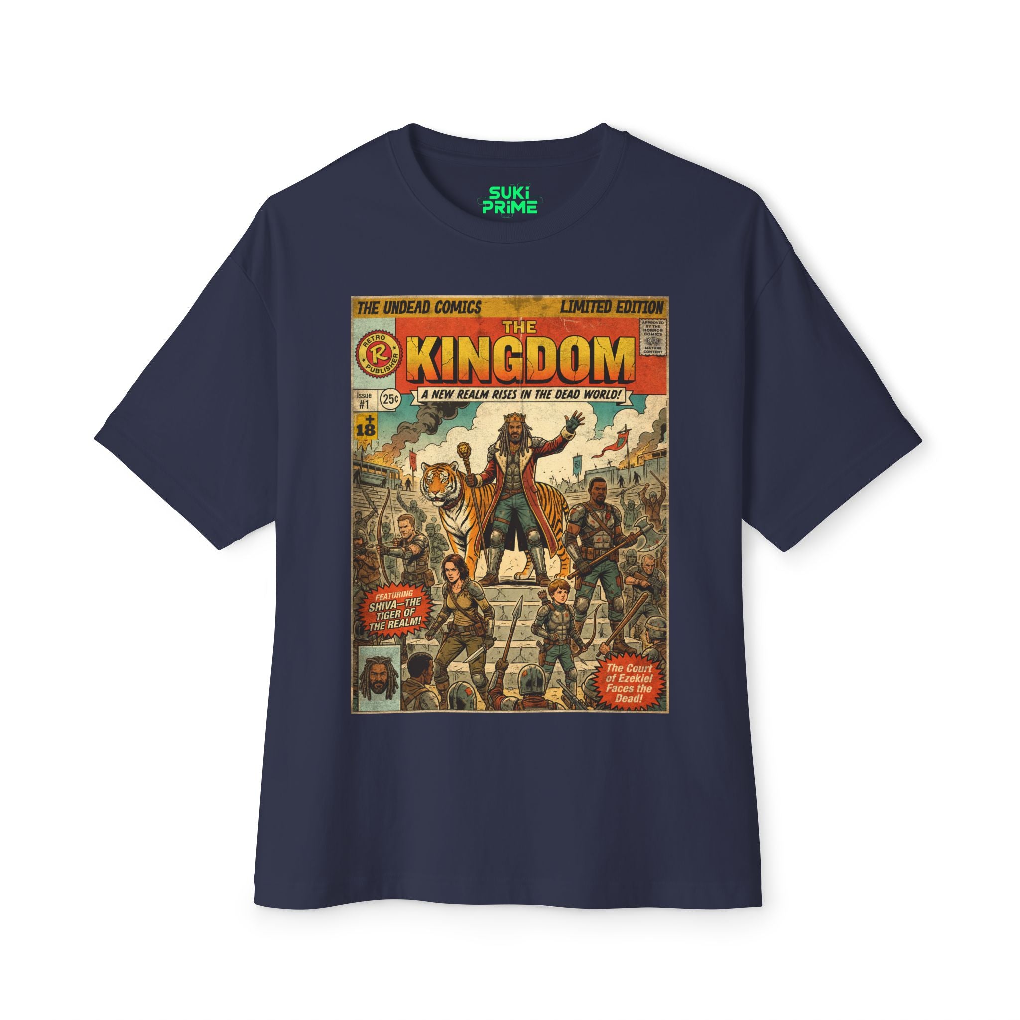 The Kingdom Comic Cover Oversized T‑Shirt